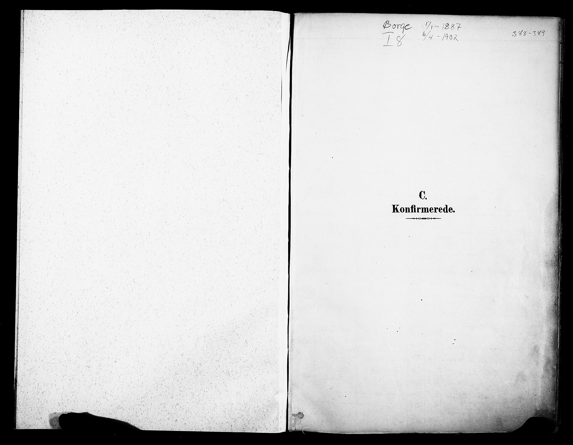 Borge prestekontor Kirkebøker, AV/SAO-A-10903/F/Fa/L0008: Parish register (official) no. I 8B, 1887-1902