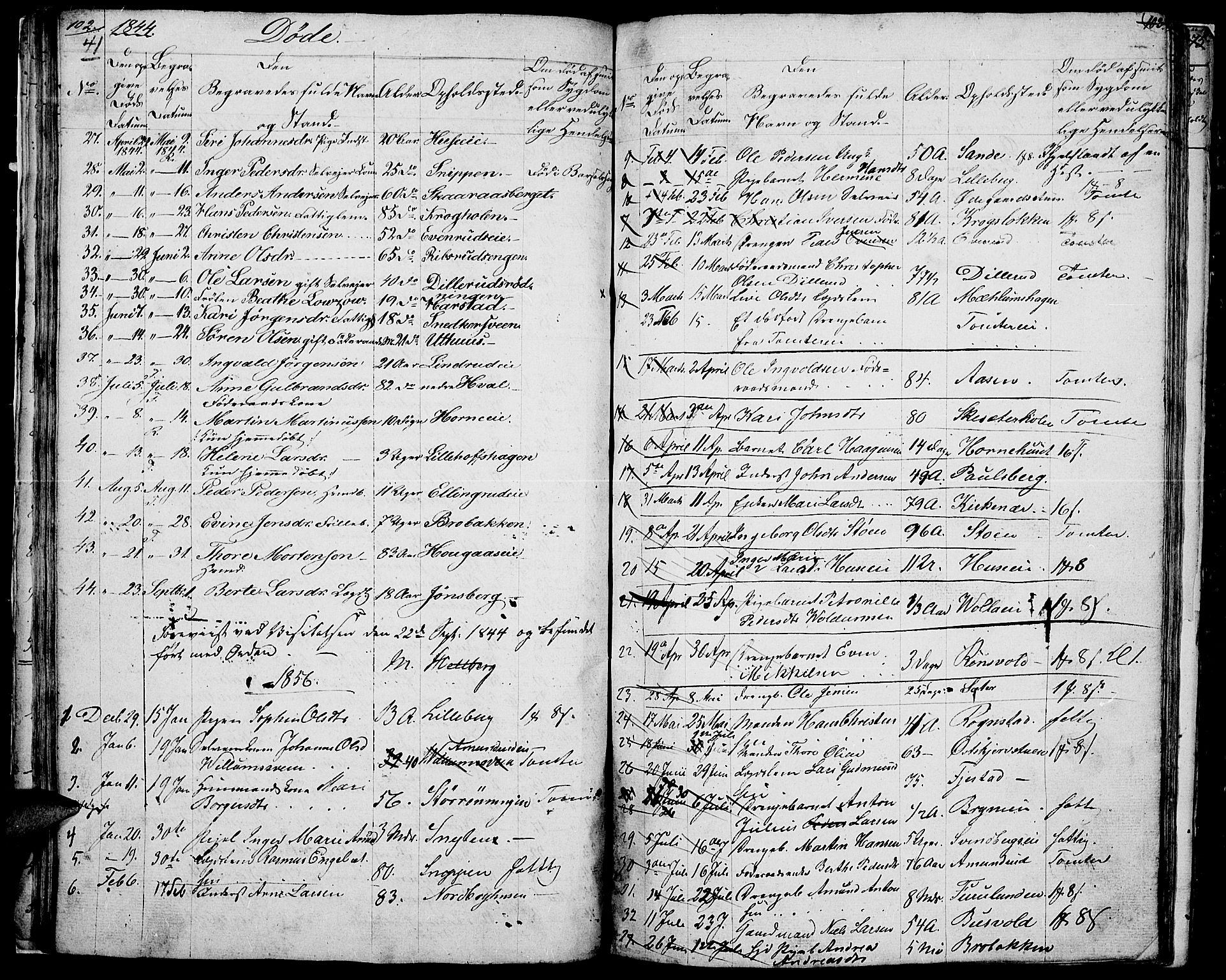 Romedal prestekontor, SAH/PREST-004/L/L0008: Parish register (copy) no. 8, 1837-1844, p. 41