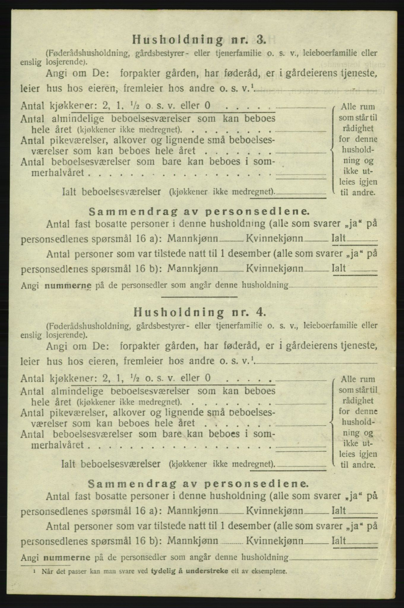 SAB, 1920 census for Skånevik, 1920, p. 1484