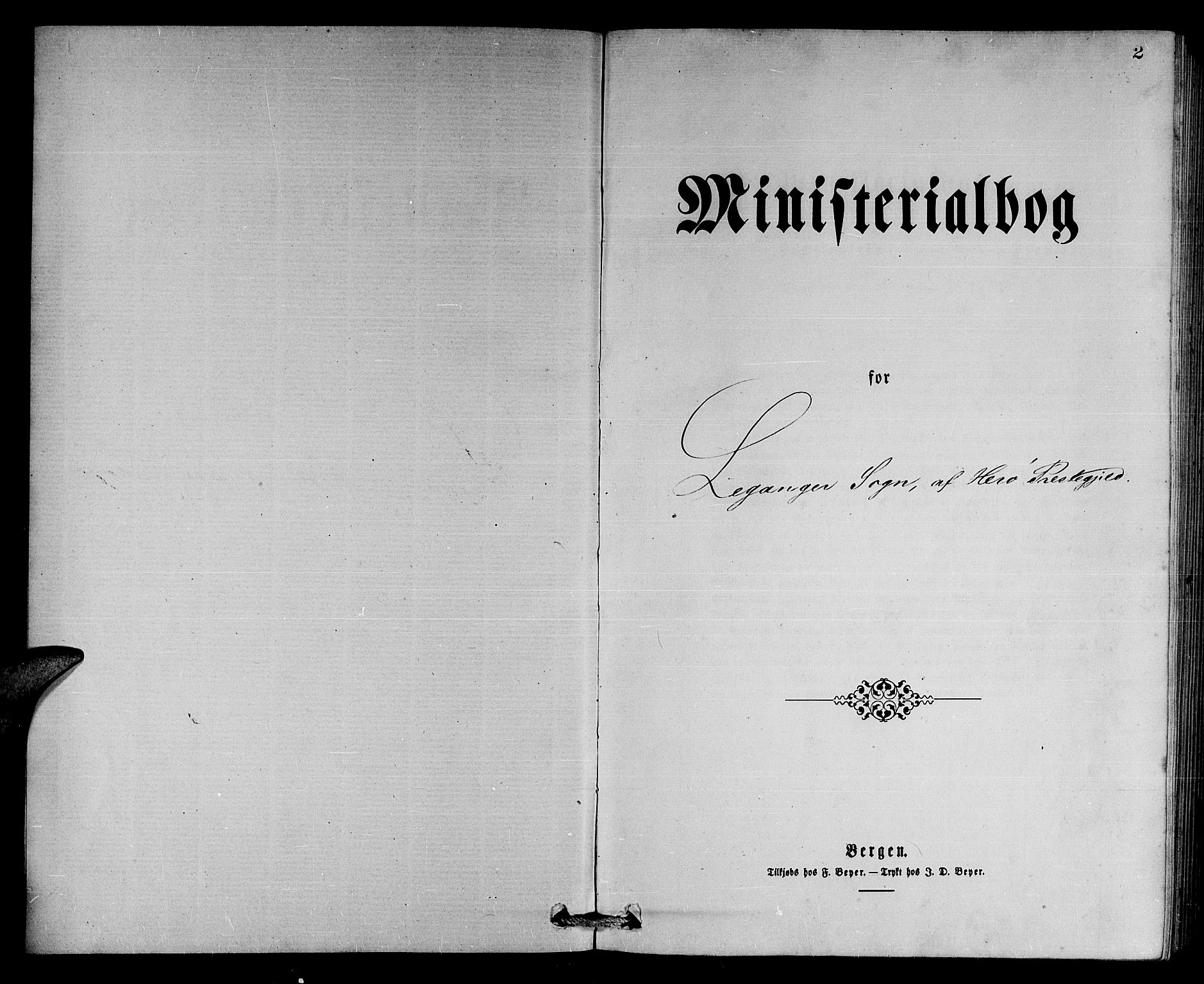 Ministerialprotokoller, klokkerbøker og fødselsregistre - Møre og Romsdal, AV/SAT-A-1454/508/L0094: Parish register (official) no. 508A01, 1873-1886, p. 2