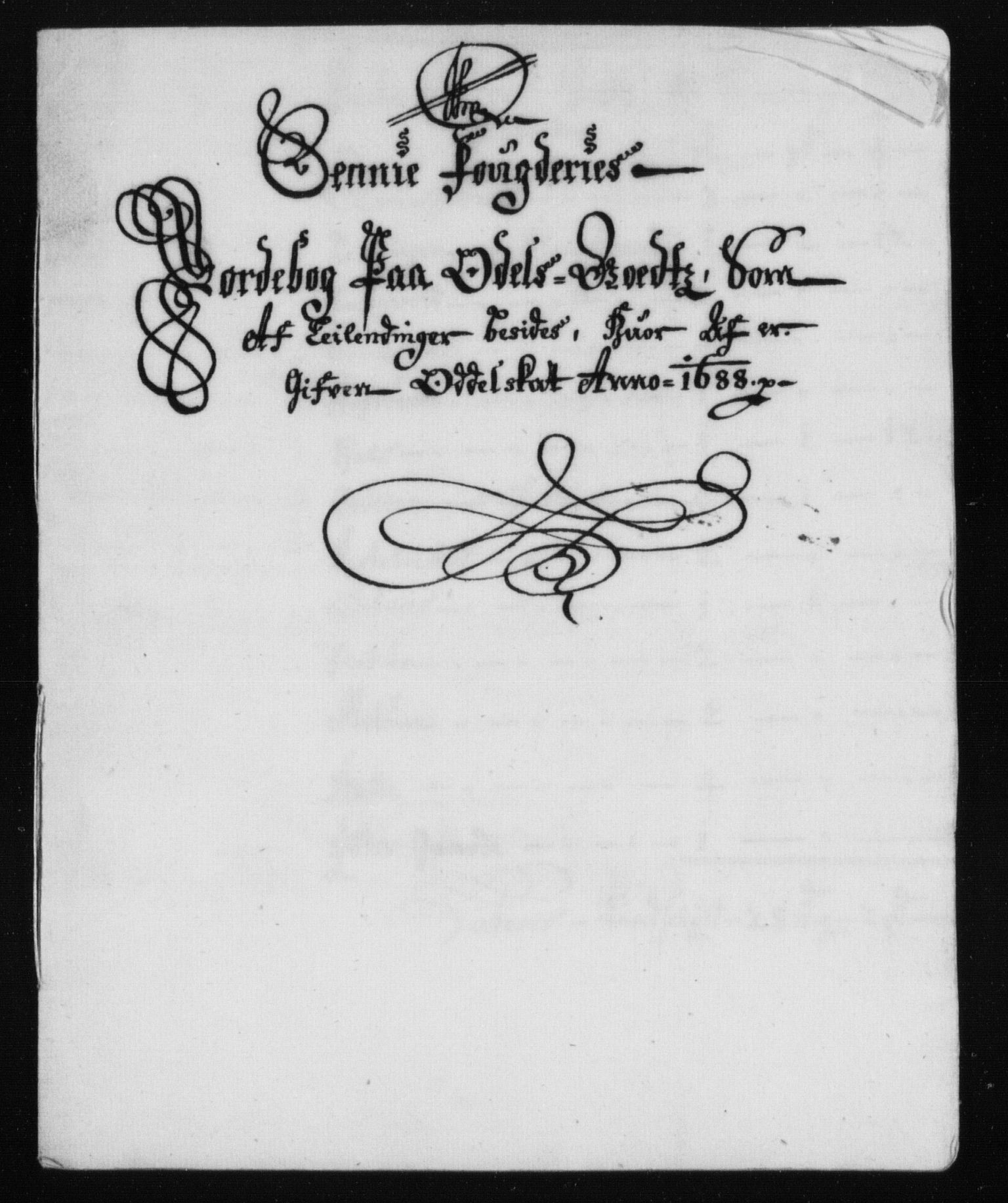 Rentekammeret inntil 1814, Reviderte regnskaper, Stiftamtstueregnskaper, Trondheim stiftamt og Nordland amt, AV/RA-EA-6044/R/Rh/L0012: Nordland amt, 1688