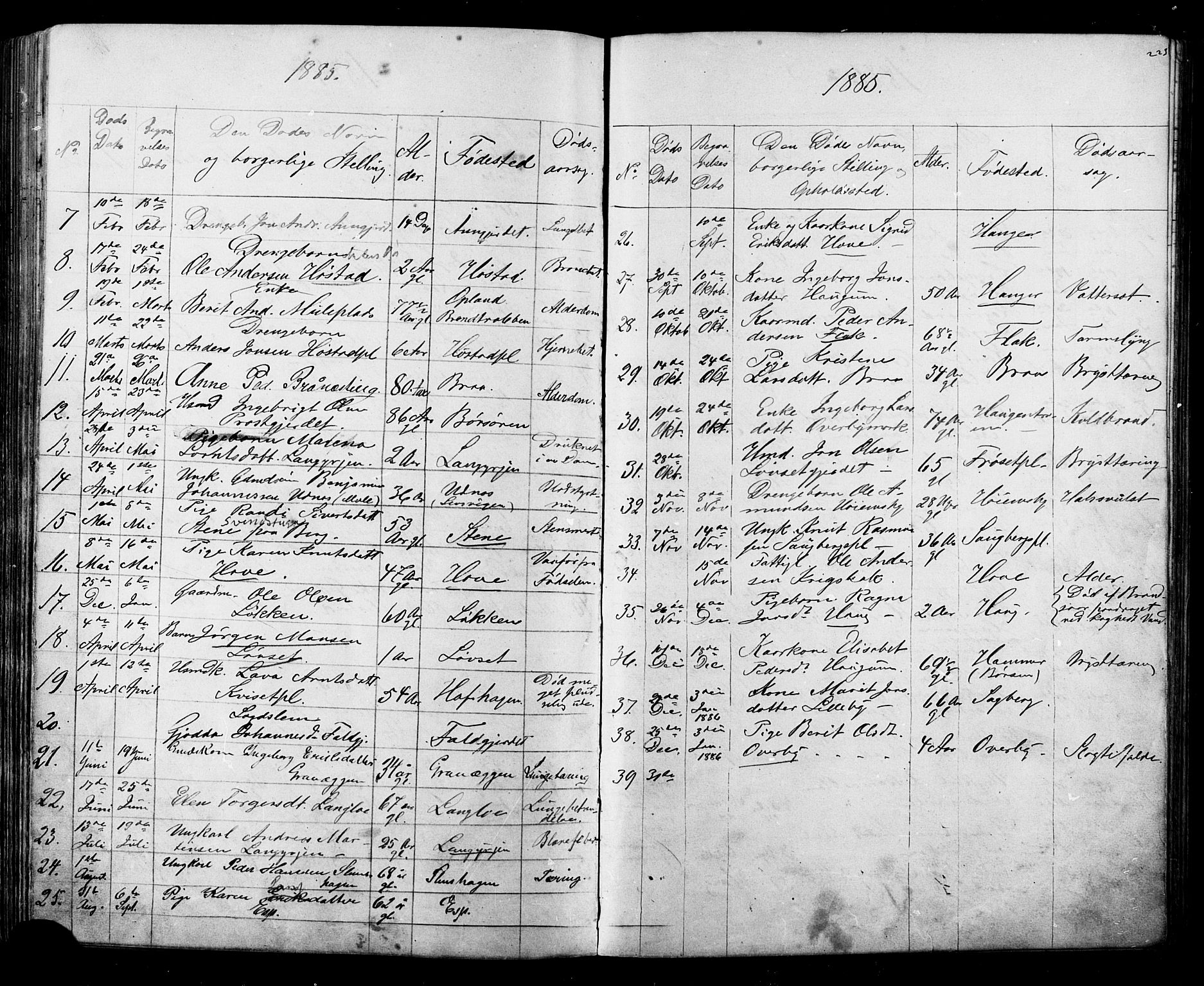 Ministerialprotokoller, klokkerbøker og fødselsregistre - Sør-Trøndelag, AV/SAT-A-1456/612/L0387: Parish register (copy) no. 612C03, 1874-1908, p. 223