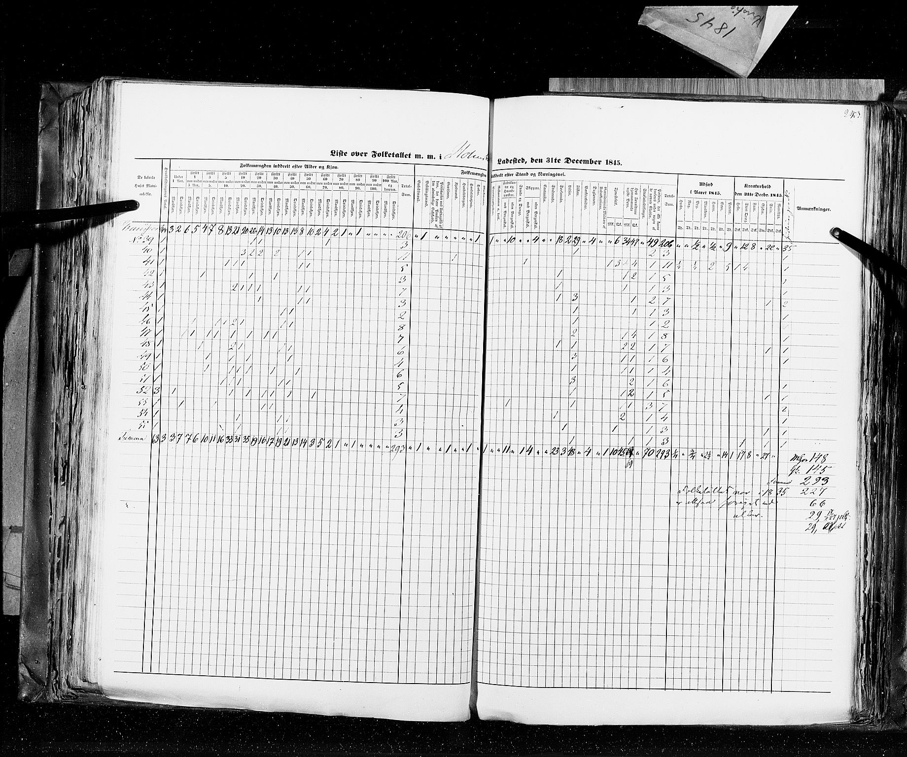 RA, Census 1845, vol. 10: Cities, 1845, p. 223