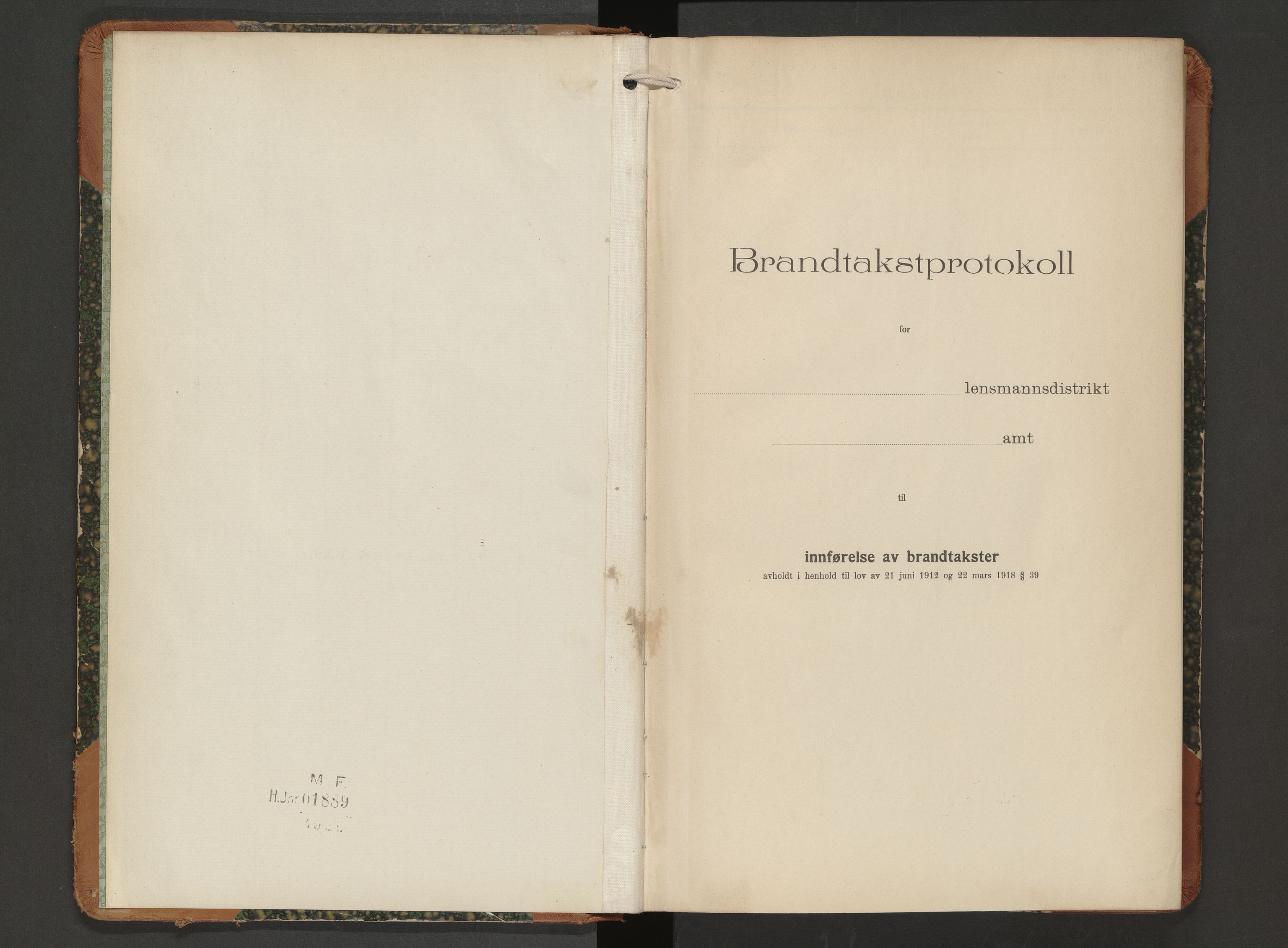 Norges Brannkasse Averøy og Frei, AV/SAT-A-5505/Fb/L0004: Branntakstprotokoll, 1926-1946