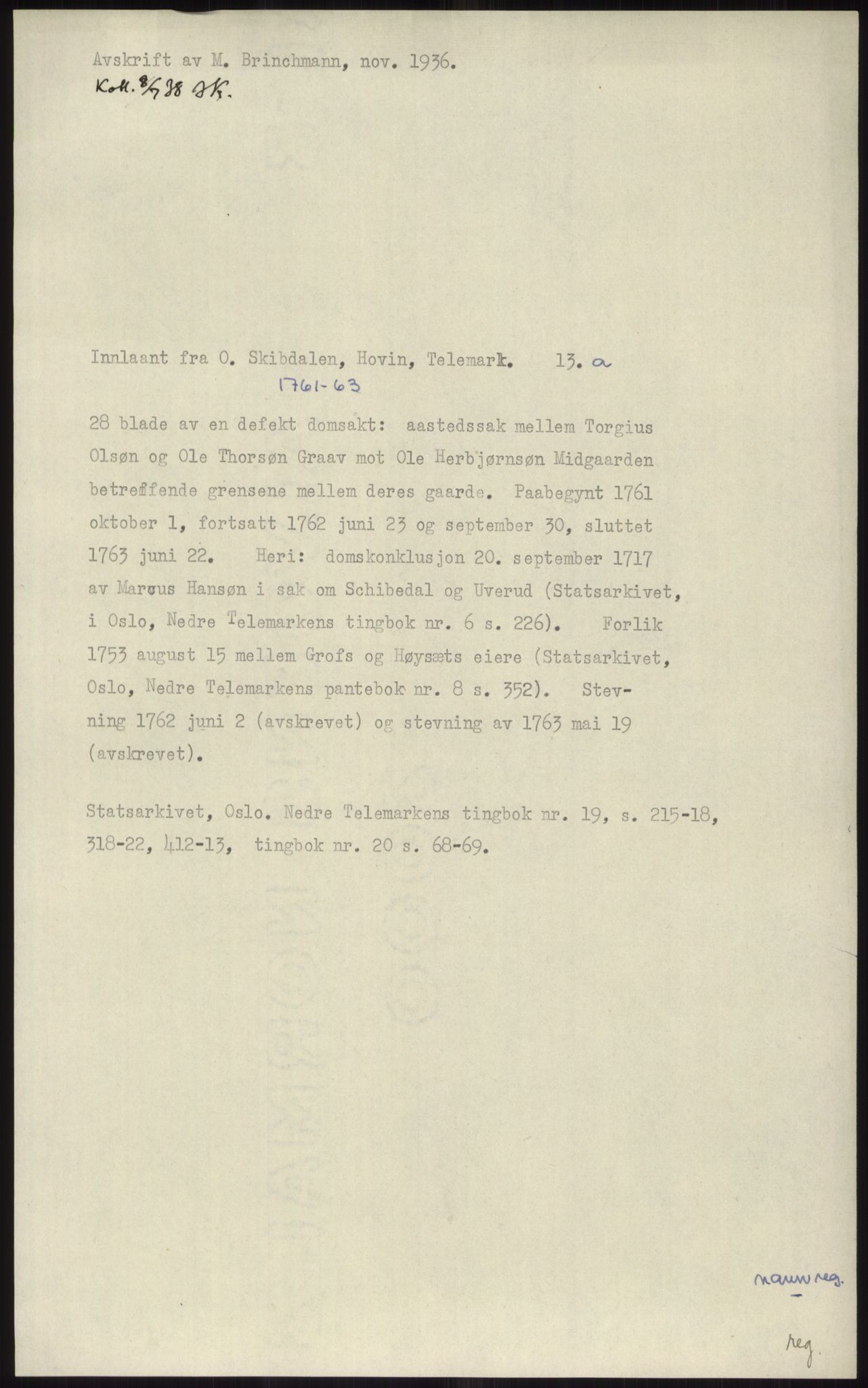 Samlinger til kildeutgivelse, Diplomavskriftsamlingen, RA/EA-4053/H/Ha, p. 2991