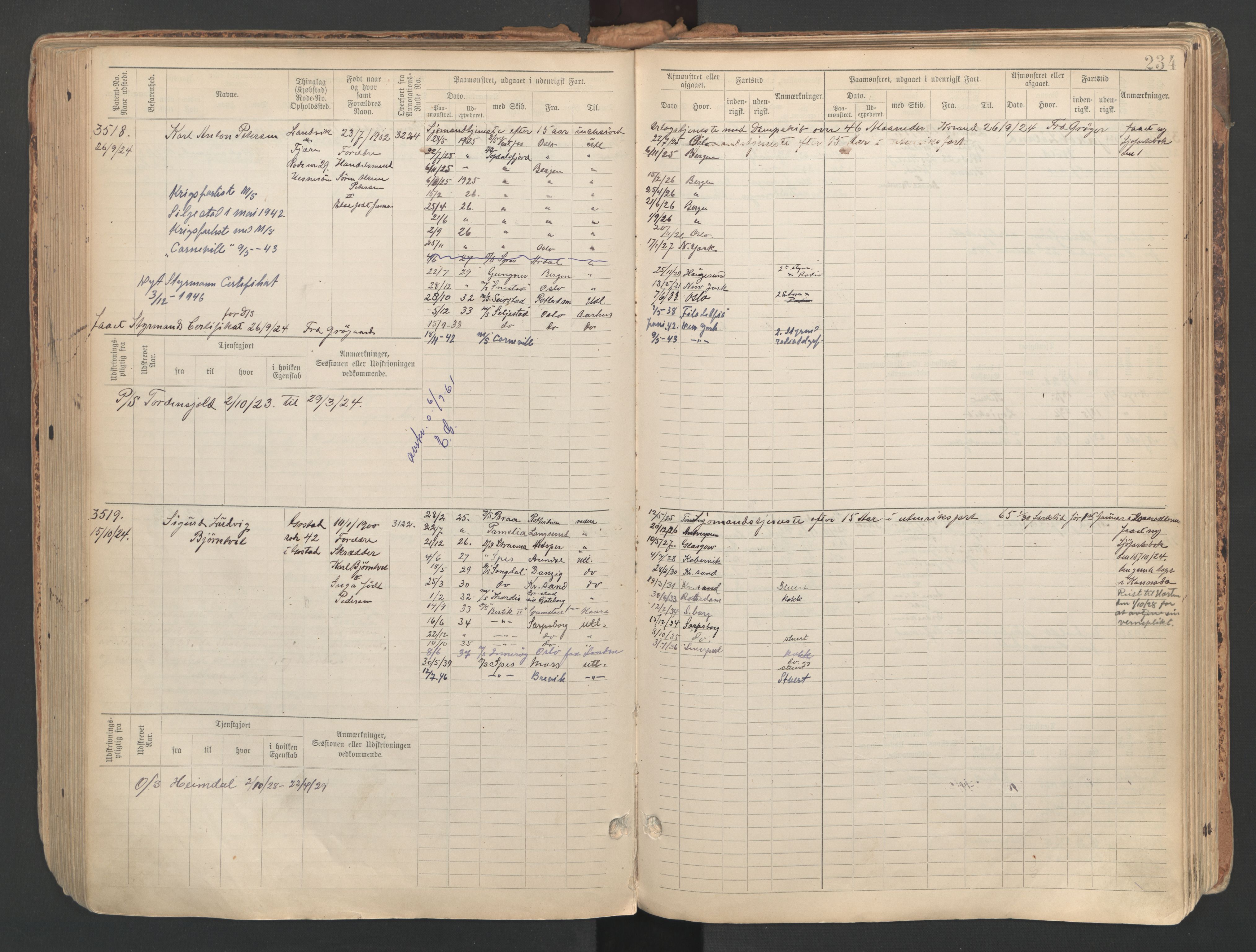 Grimstad mønstringskrets, AV/SAK-2031-0013/F/Fb/L0013: Hovedrulle A nr 3052-3814, V-26, 1900-1943, p. 247