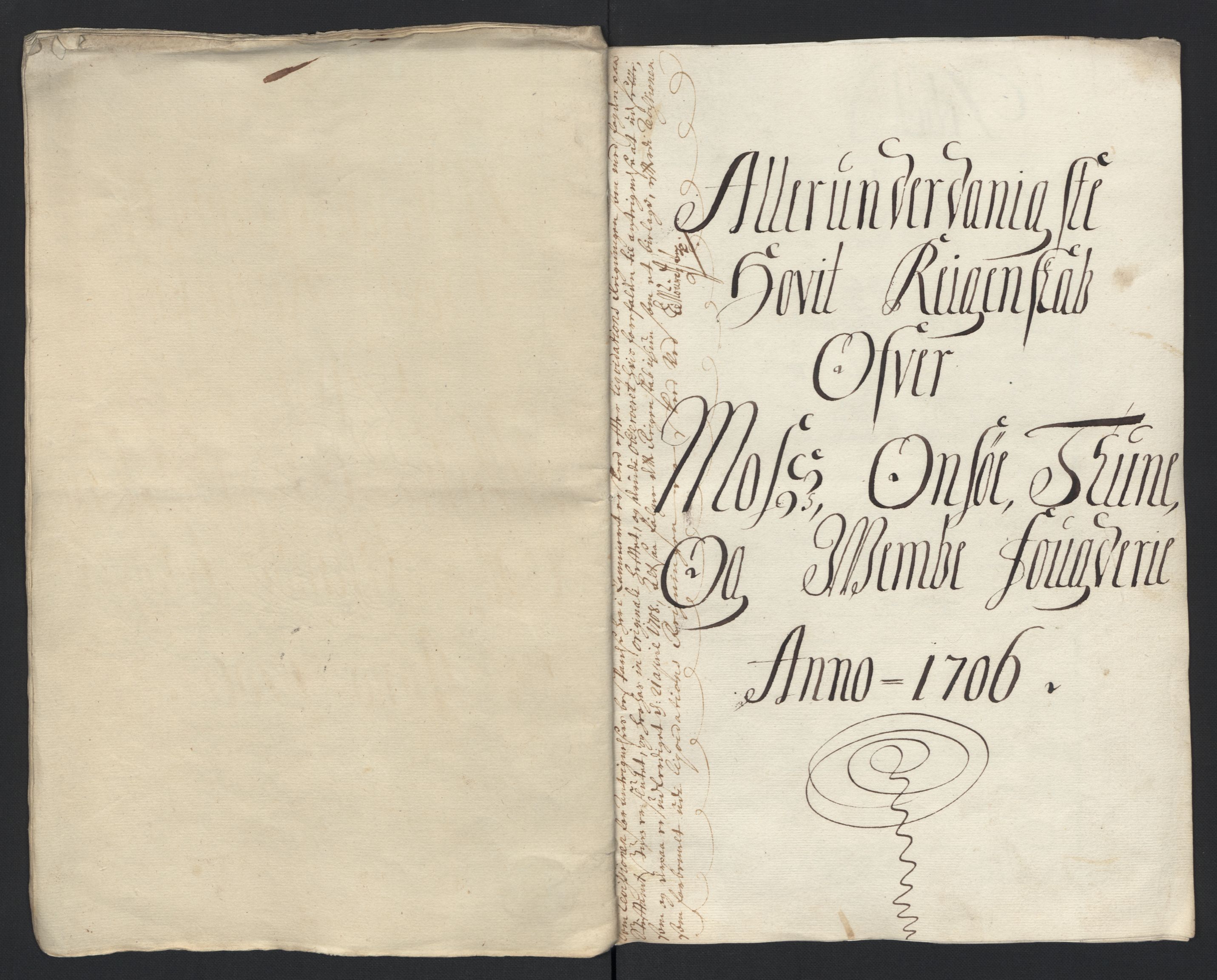 Rentekammeret inntil 1814, Reviderte regnskaper, Fogderegnskap, AV/RA-EA-4092/R04/L0133: Fogderegnskap Moss, Onsøy, Tune, Veme og Åbygge, 1705-1706, p. 230