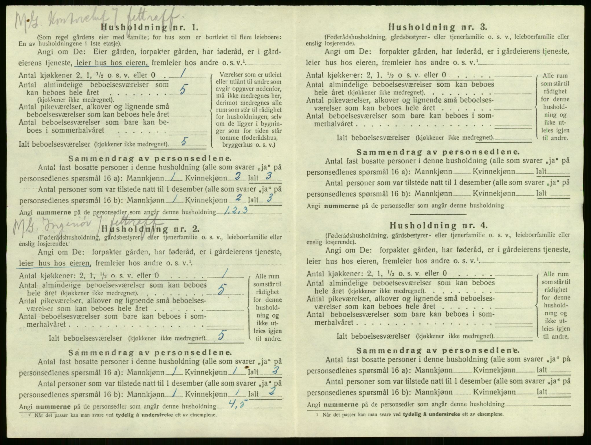SAKO, 1920 census for Sandeherred, 1920, p. 2264