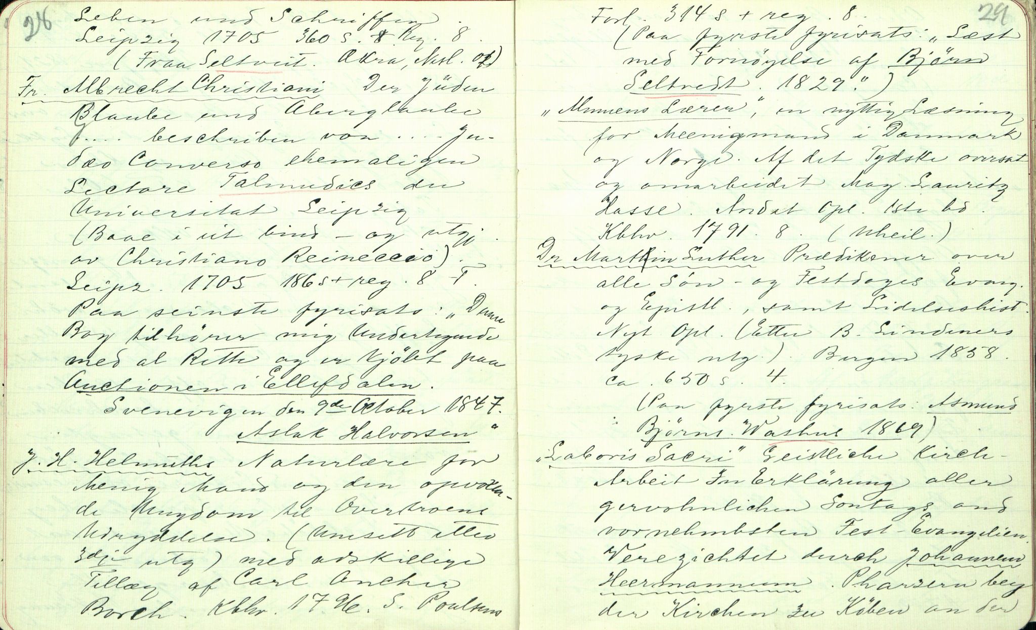 Rikard Berge, TEMU/TGM-A-1003/F/L0001/0020: 001-030 Innholdslister / 16. Bibliografi, 1902, p. 28-29