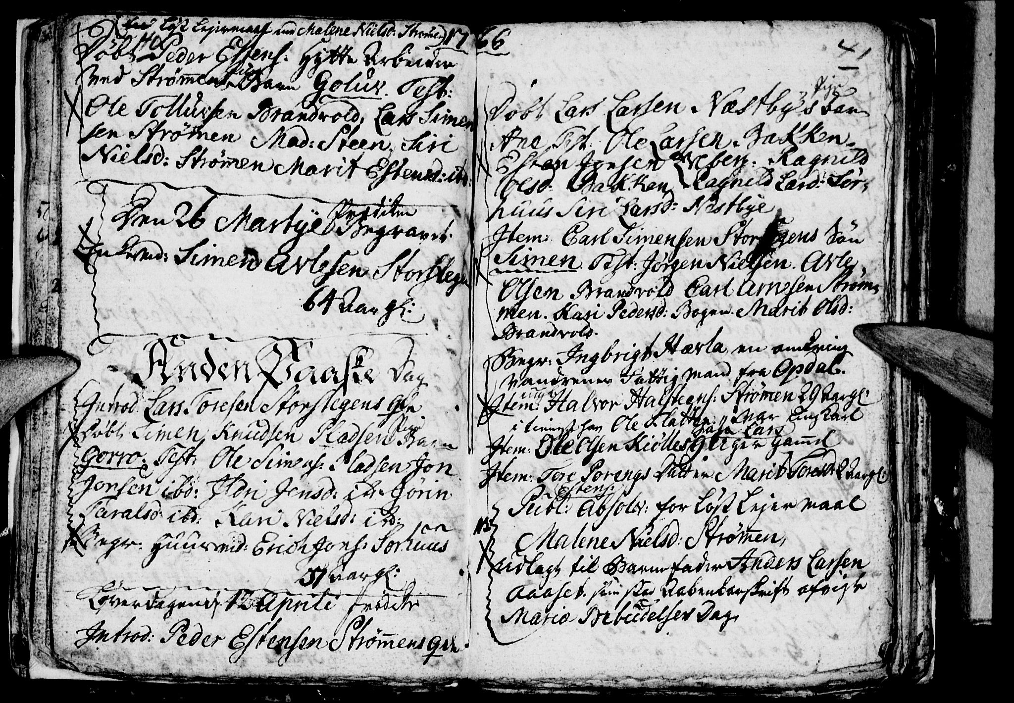 Tynset prestekontor, AV/SAH-PREST-058/H/Ha/Haa/L0007: Parish register (official) no. 7, 1764-1769, p. 40-41