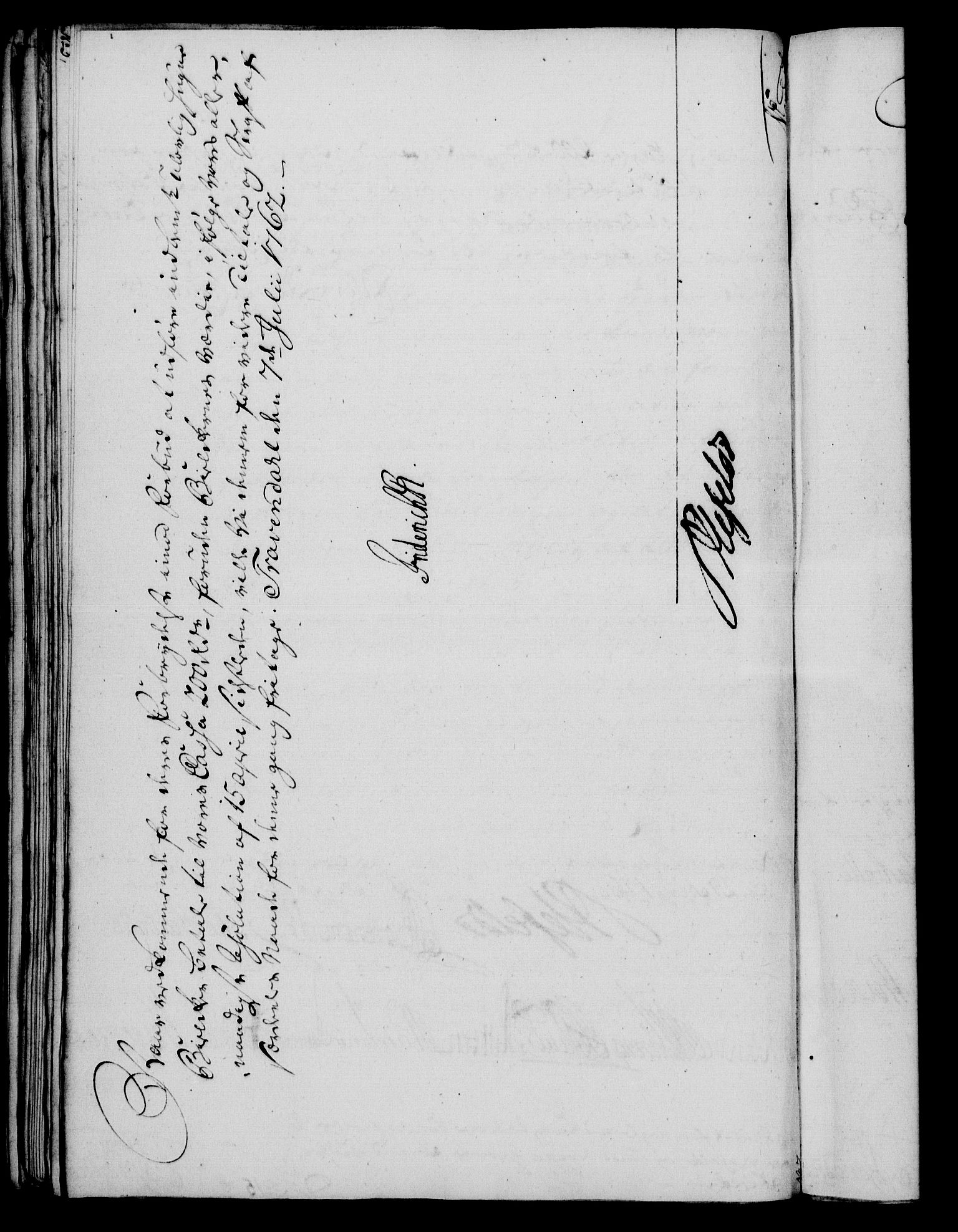 Rentekammeret, Kammerkanselliet, RA/EA-3111/G/Gf/Gfa/L0044: Norsk relasjons- og resolusjonsprotokoll (merket RK 52.44), 1762, p. 300