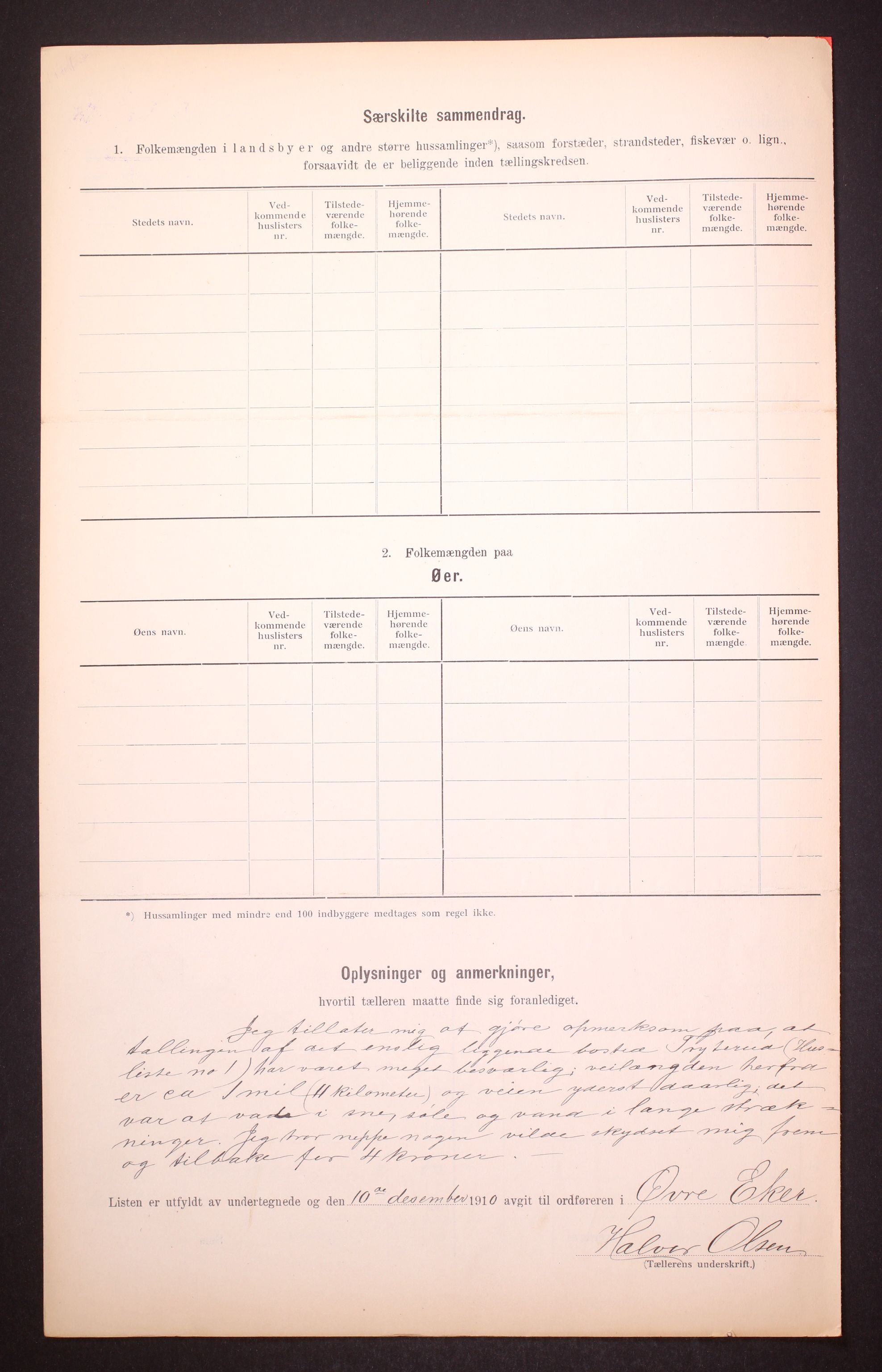 RA, 1910 census for Øvre Eiker, 1910, p. 18