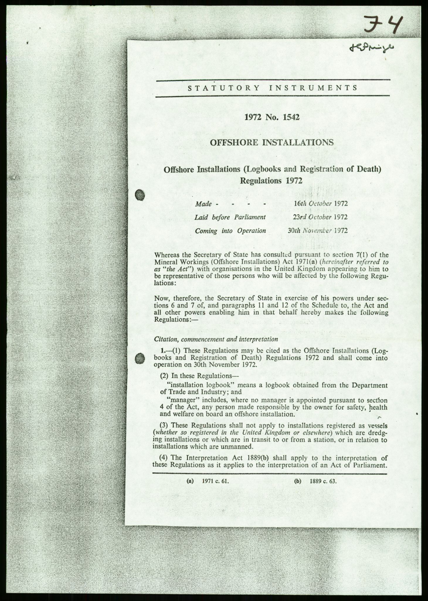 Justisdepartementet, Granskningskommisjonen ved Alexander Kielland-ulykken 27.3.1980, RA/S-1165/D/L0014: J Department of Energy (Doku.liste + J1-J10 av 11)/K Department of Trade (Doku.liste + K1-K4 av 4), 1980-1981, p. 334