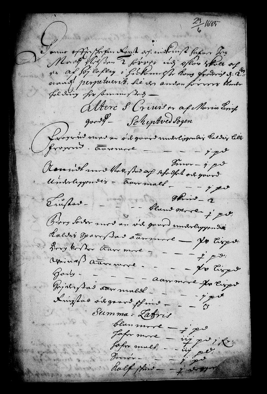 Stattholderembetet 1572-1771, RA/EA-2870/Af/L0002: Avskrifter av vedlegg til originale supplikker, nummerert i samsvar med supplikkbøkene, 1687-1689, p. 62