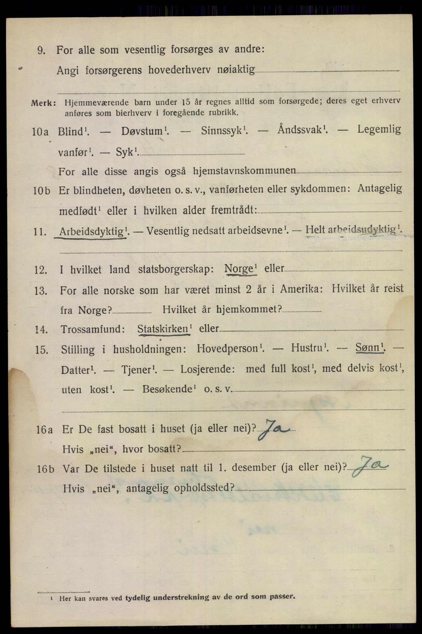 SAKO, 1920 census for Hurum, 1920, p. 11853