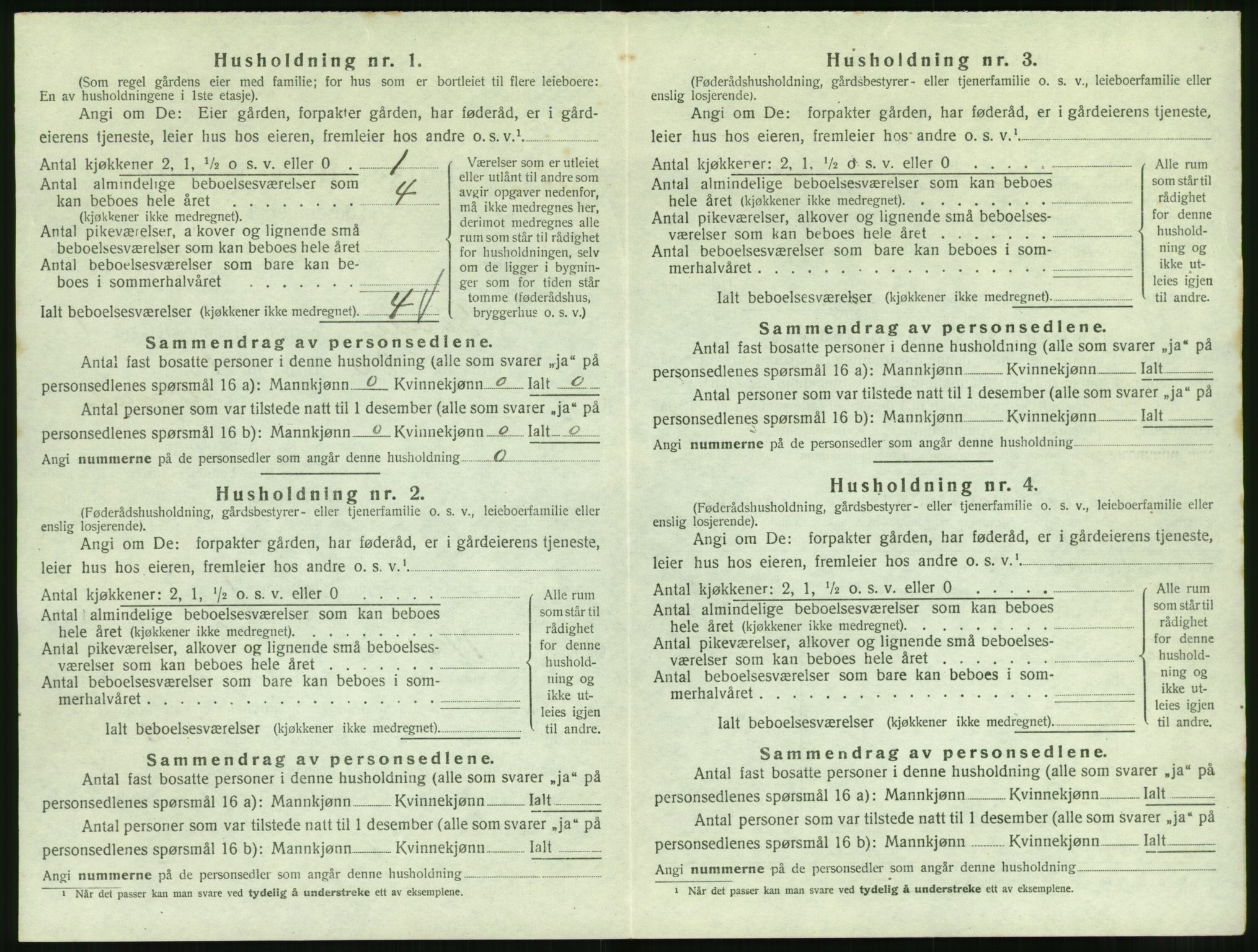 SAT, 1920 census for Syvde, 1920, p. 65