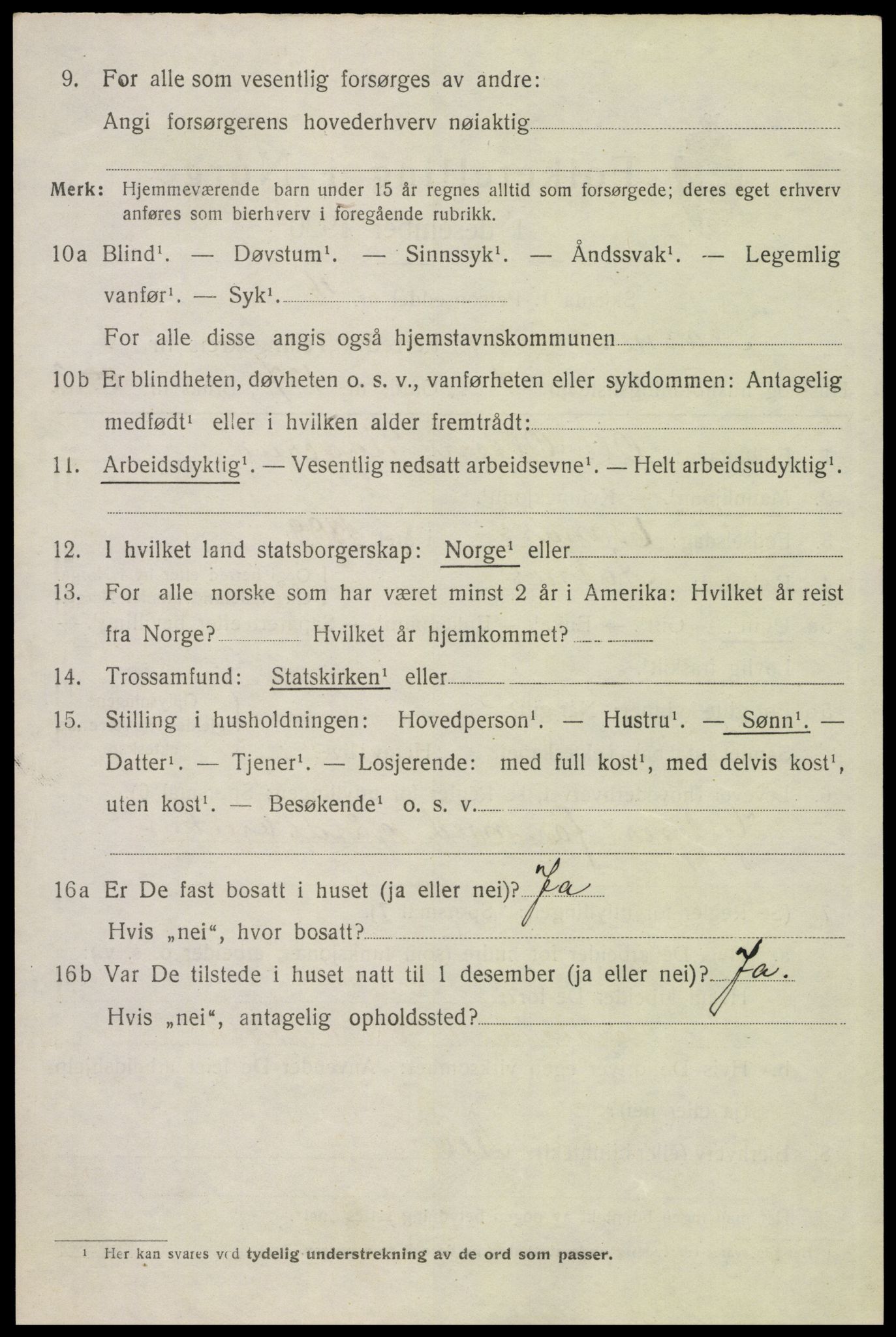 SAH, 1920 census for Åsnes, 1920, p. 2141