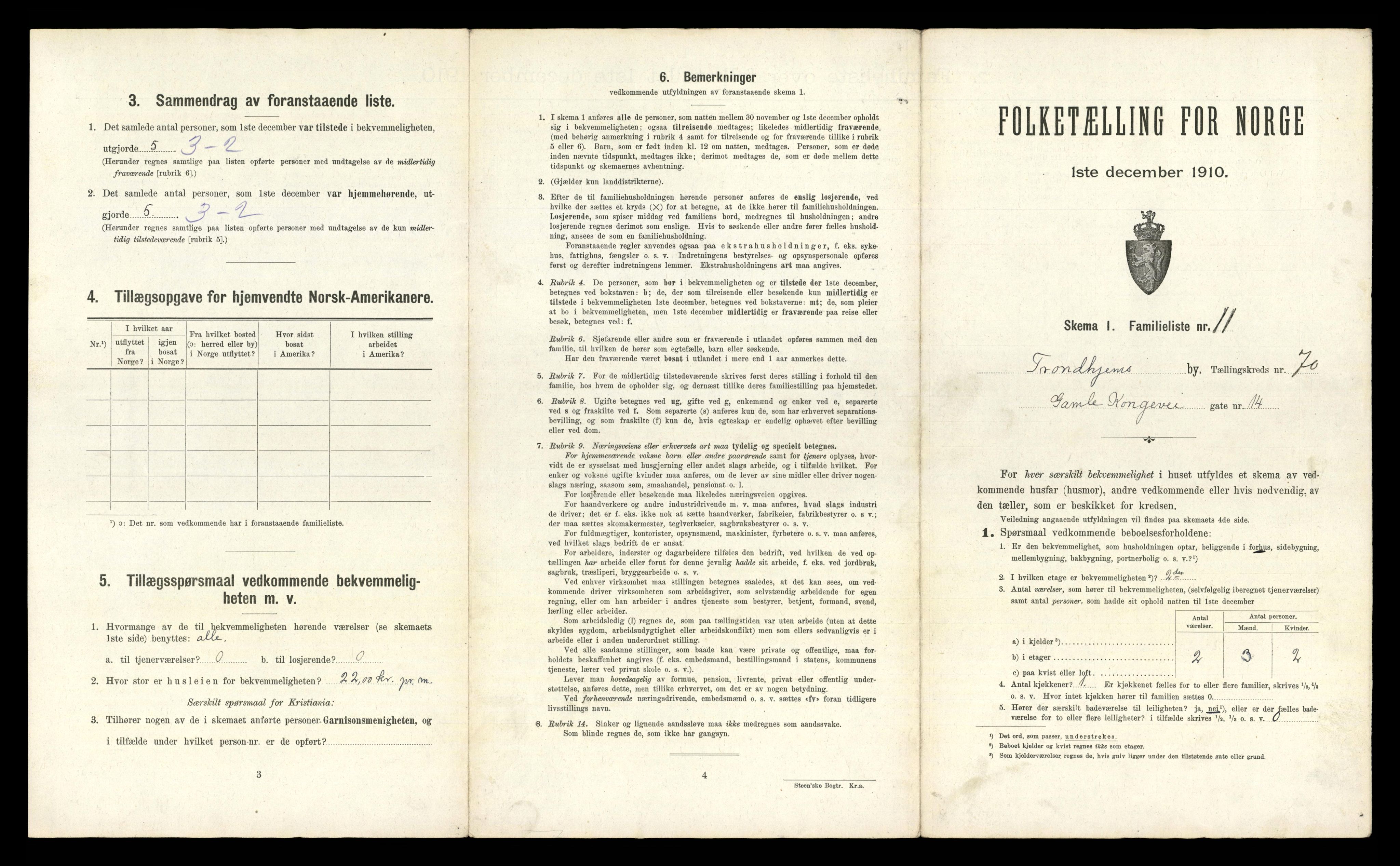 RA, 1910 census for Trondheim, 1910, p. 20899