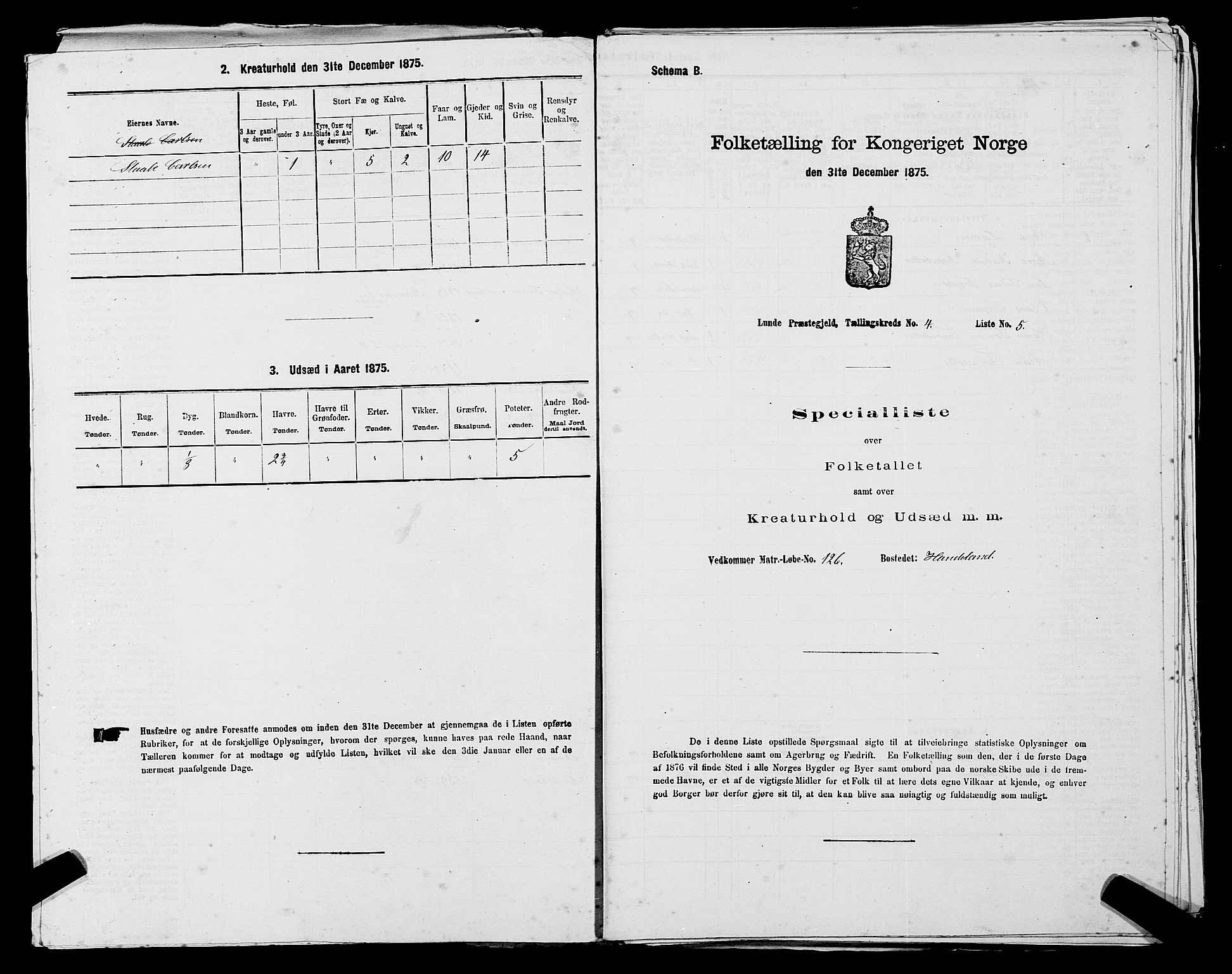 SAST, 1875 census for 1112P Lund, 1875, p. 338