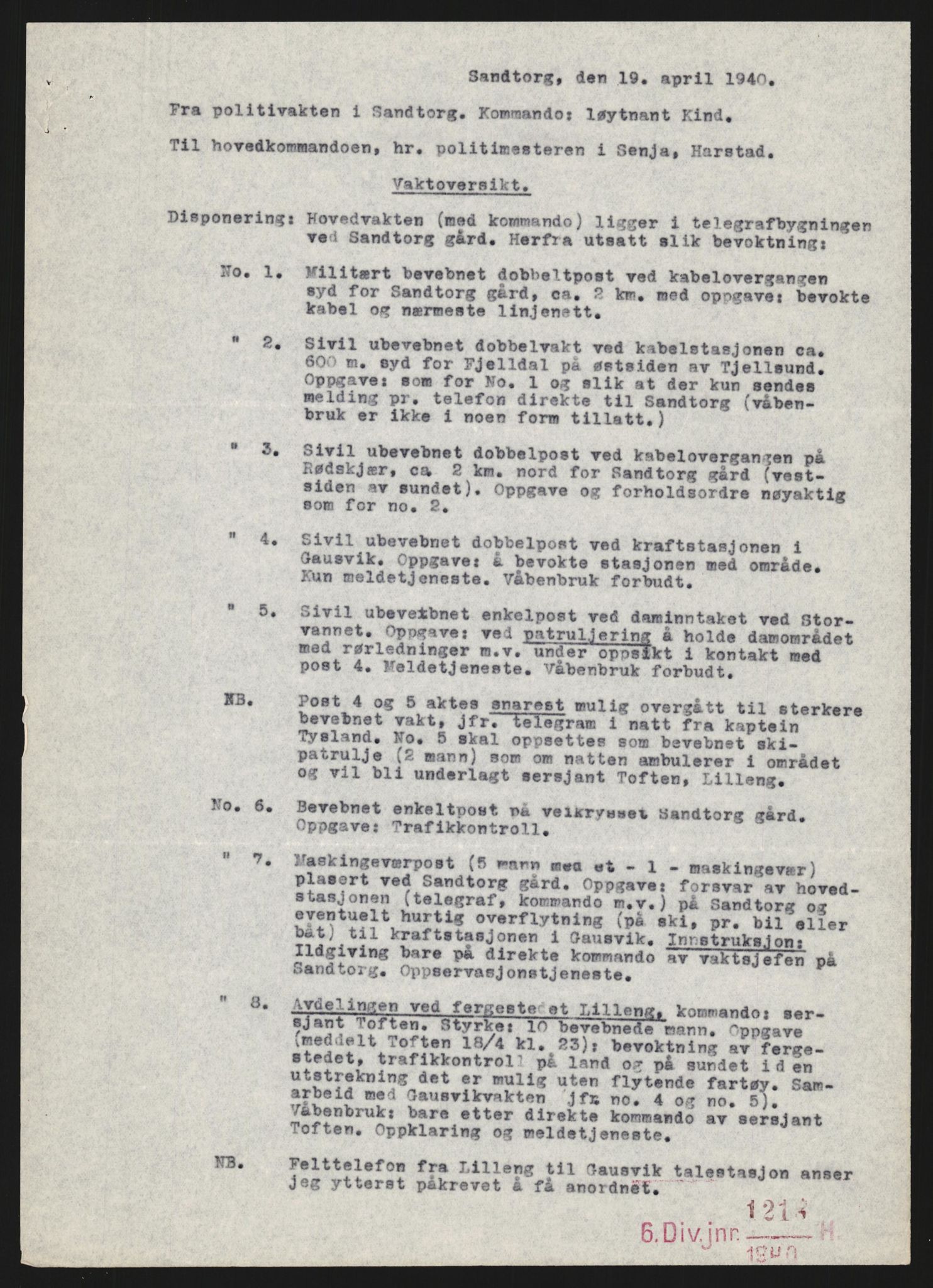 Forsvaret, Forsvarets krigshistoriske avdeling, AV/RA-RAFA-2017/Y/Yb/L0130: II-C-11-600  -  6. Divisjon / 6. Distriktskommando, 1940, p. 682