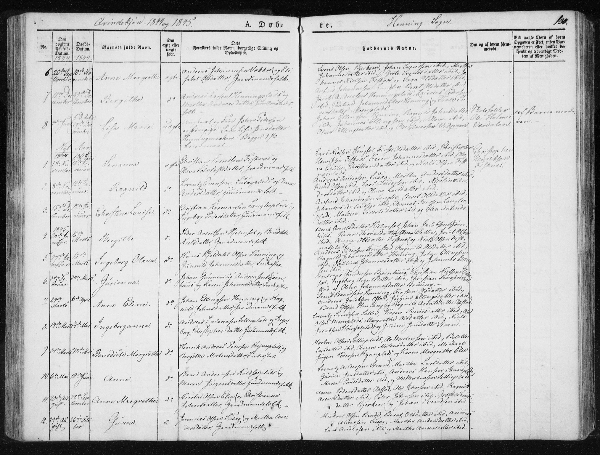 Ministerialprotokoller, klokkerbøker og fødselsregistre - Nord-Trøndelag, AV/SAT-A-1458/735/L0339: Parish register (official) no. 735A06 /3, 1836-1848, p. 130