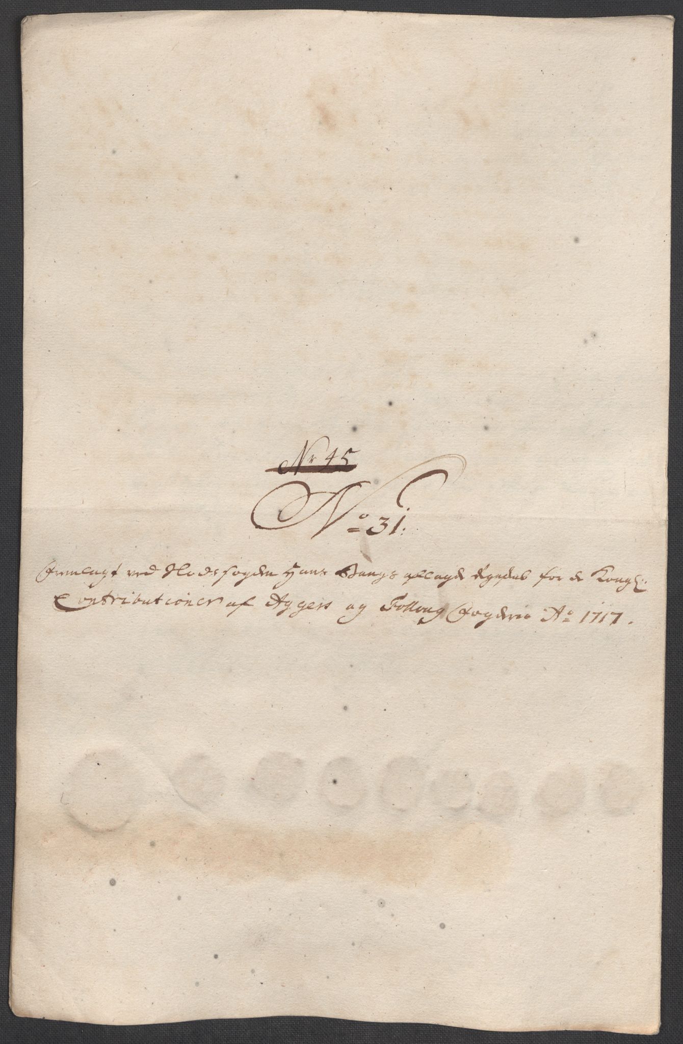 Rentekammeret inntil 1814, Reviderte regnskaper, Fogderegnskap, AV/RA-EA-4092/R10/L0455: Fogderegnskap Aker og Follo, 1717, p. 278