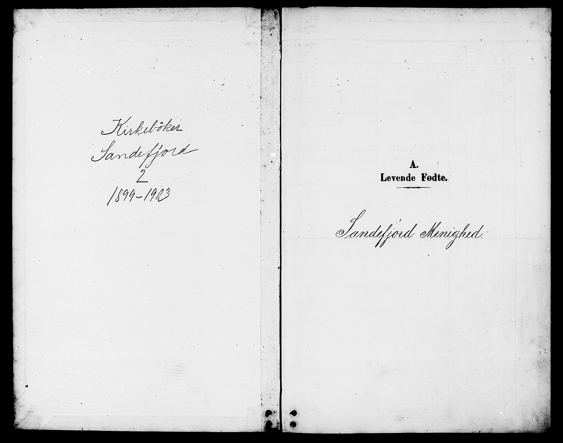 Sandefjord kirkebøker, AV/SAKO-A-315/G/Ga/L0002: Parish register (copy) no. 2, 1899-1903
