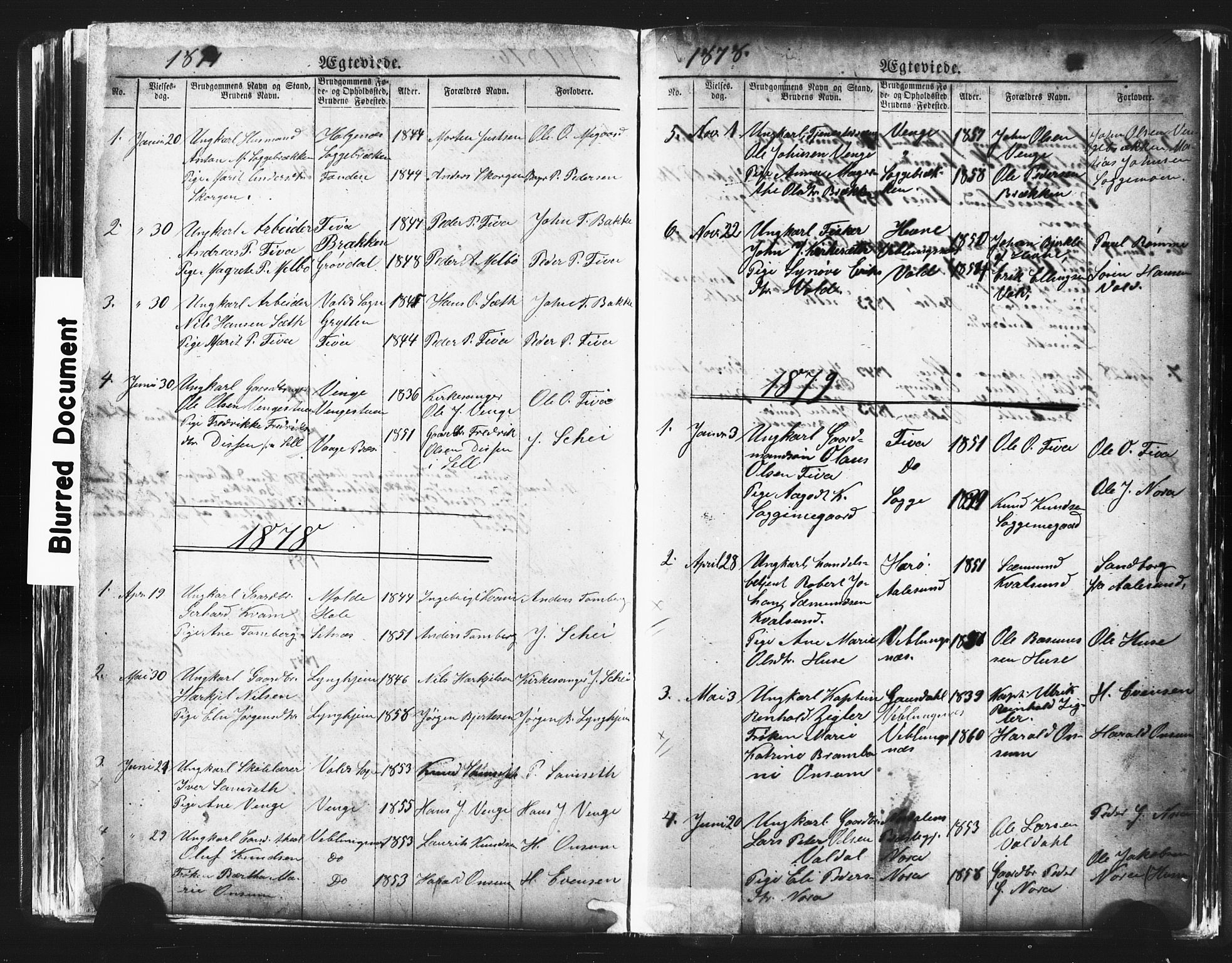 Ministerialprotokoller, klokkerbøker og fødselsregistre - Møre og Romsdal, AV/SAT-A-1454/544/L0580: Parish register (copy) no. 544C02, 1867-1909, p. 198