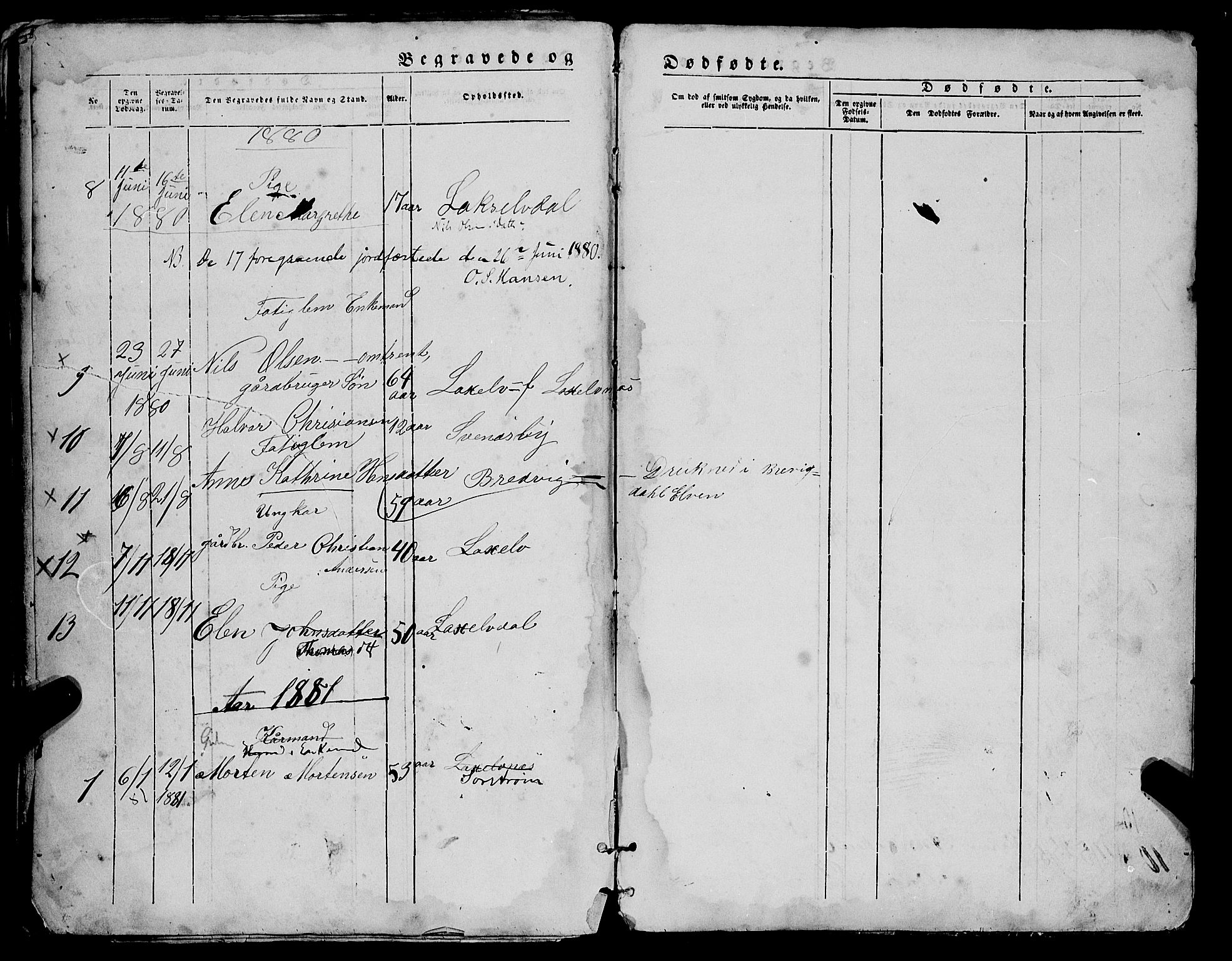 Lyngen sokneprestembete, AV/SATØ-S-1289/H/He/Heb/L0005klokker: Parish register (copy) no. 5, 1847-1882