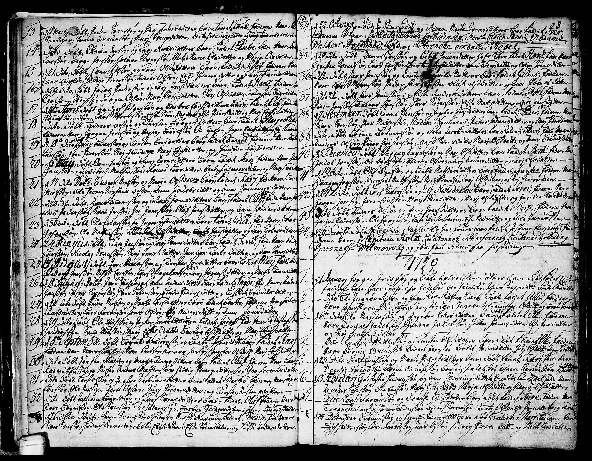Idd prestekontor Kirkebøker, SAO/A-10911/F/Fa/L0001: Parish register (official) no. I 1, 1720-1769, p. 8