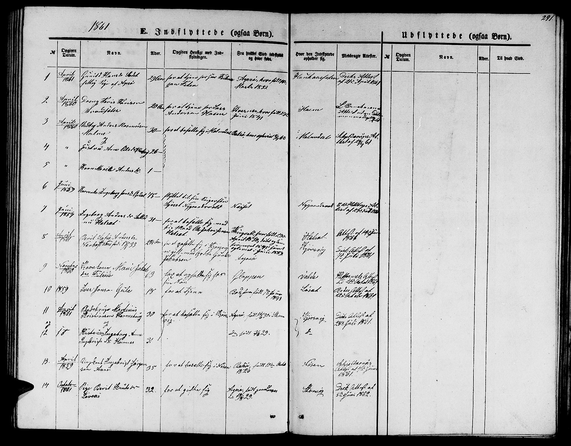 Ministerialprotokoller, klokkerbøker og fødselsregistre - Møre og Romsdal, SAT/A-1454/565/L0753: Parish register (copy) no. 565C02, 1845-1870, p. 290