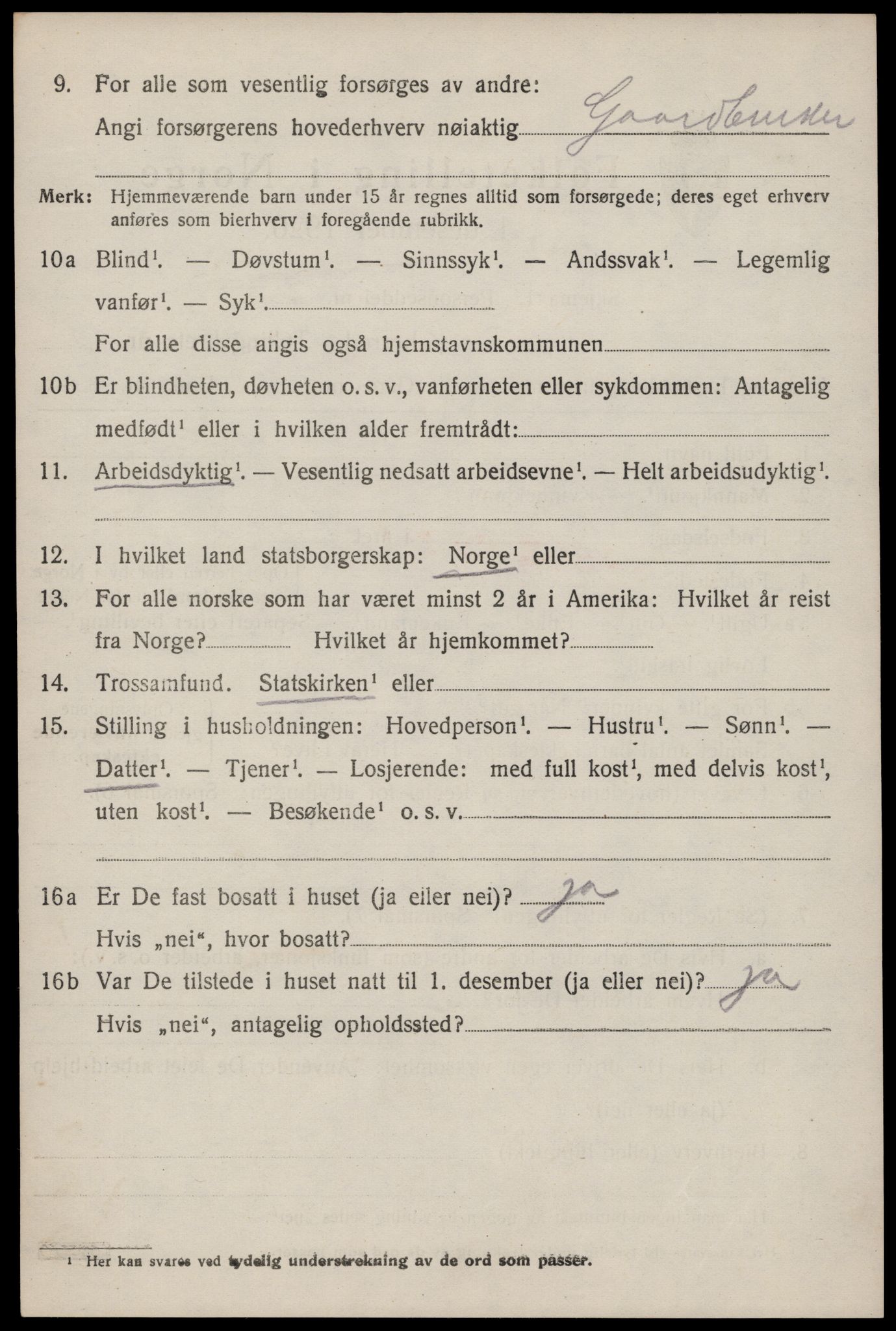 SAST, 1920 census for Hetland, 1920, p. 25704