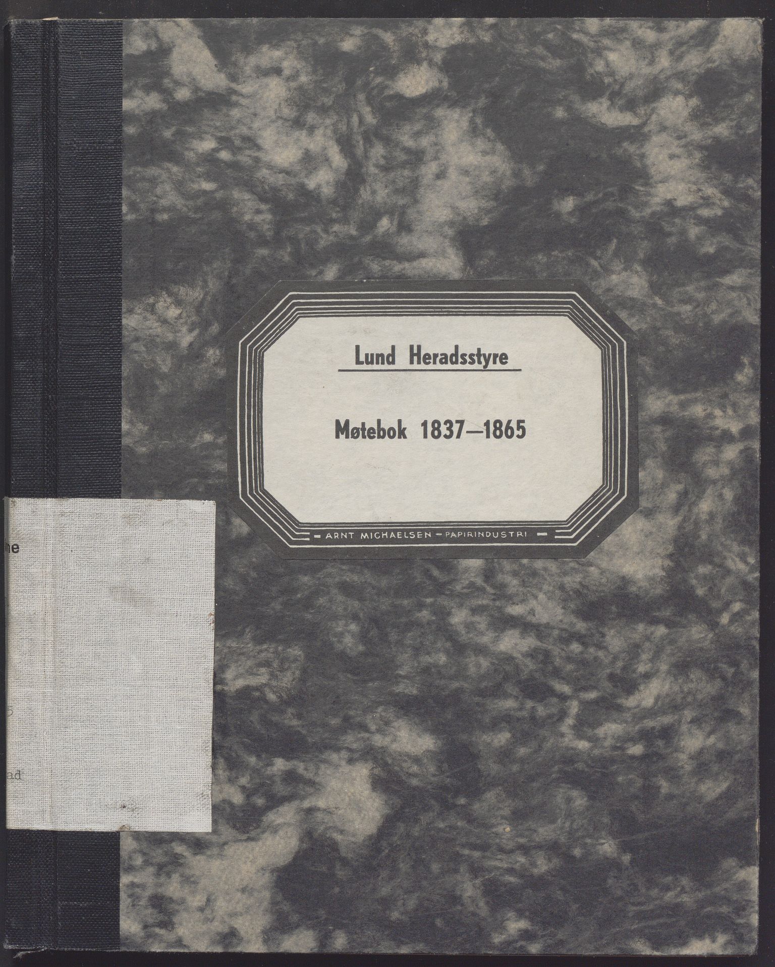 Lund kommune - Formannskapet/Formannskapskontoret, IKAR/K-101761/A/Aa/Aaa/L0002: Forhandlingsprotokoll, 1837-1865