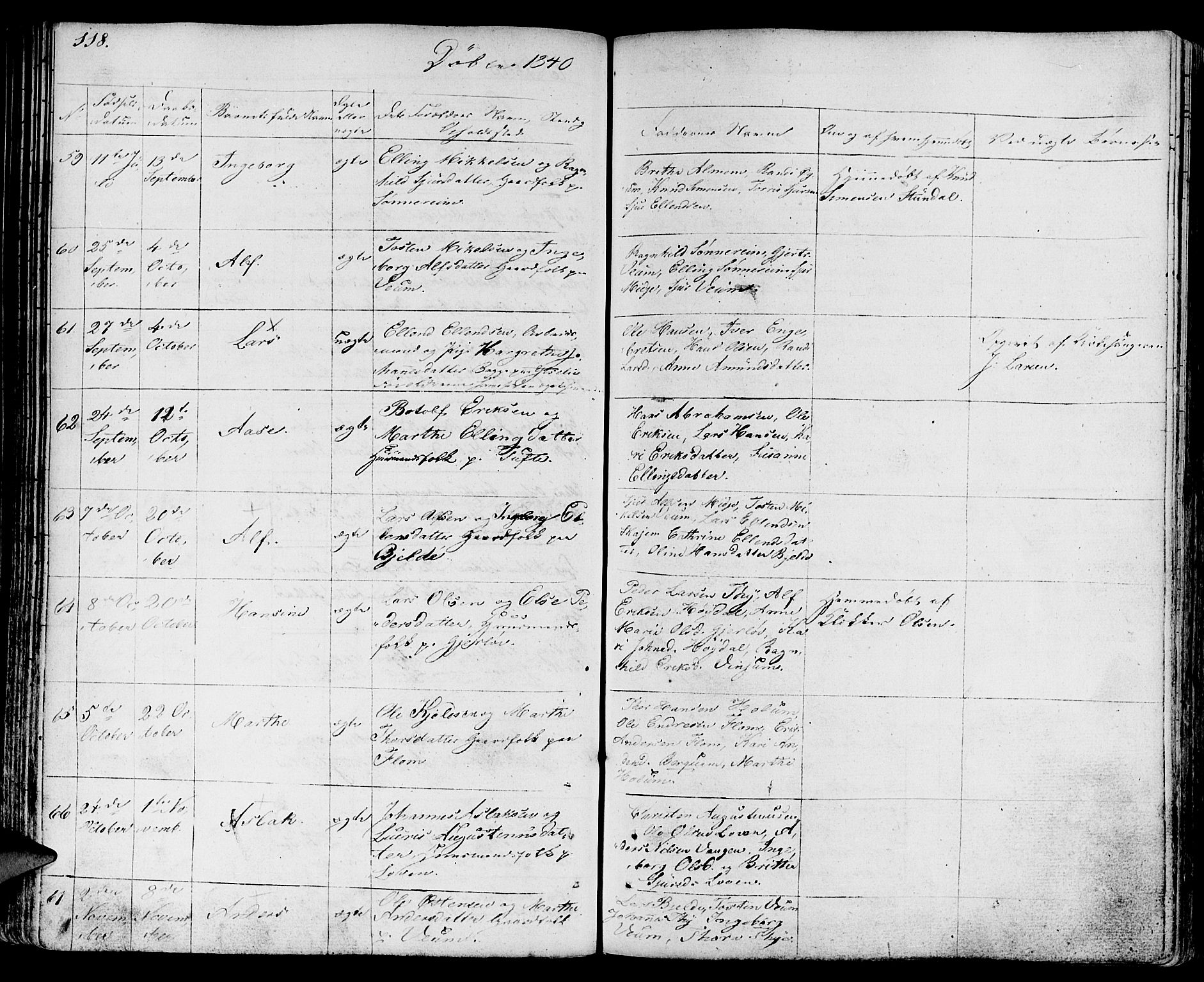 Aurland sokneprestembete, SAB/A-99937/H/Ha/Haa/L0006: Parish register (official) no. A 6, 1821-1859, p. 118