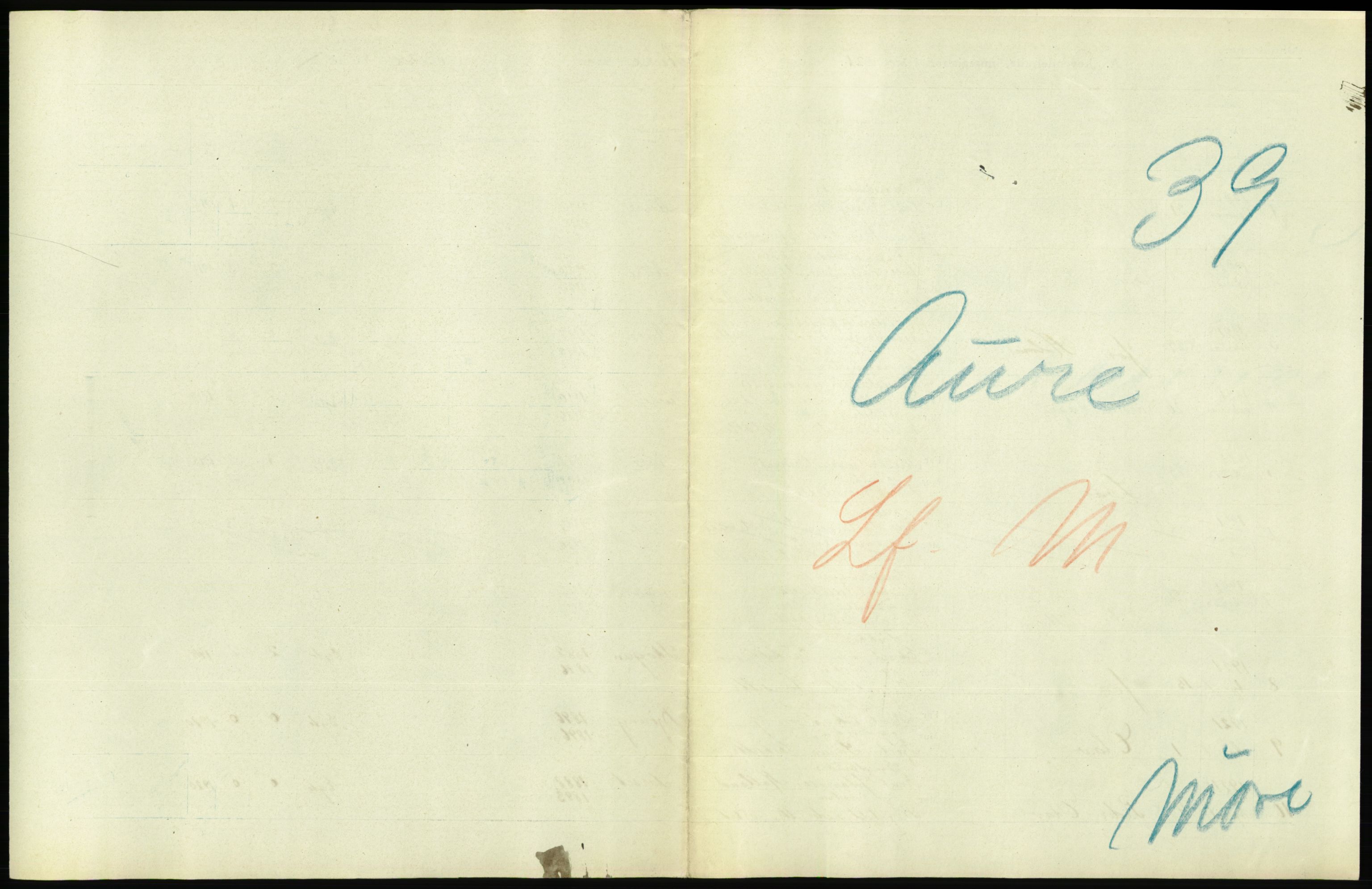 Statistisk sentralbyrå, Sosiodemografiske emner, Befolkning, RA/S-2228/D/Df/Dfc/Dfca/L0040: Møre fylke: Levendefødte menn og kvinner. Bygder., 1921, p. 609