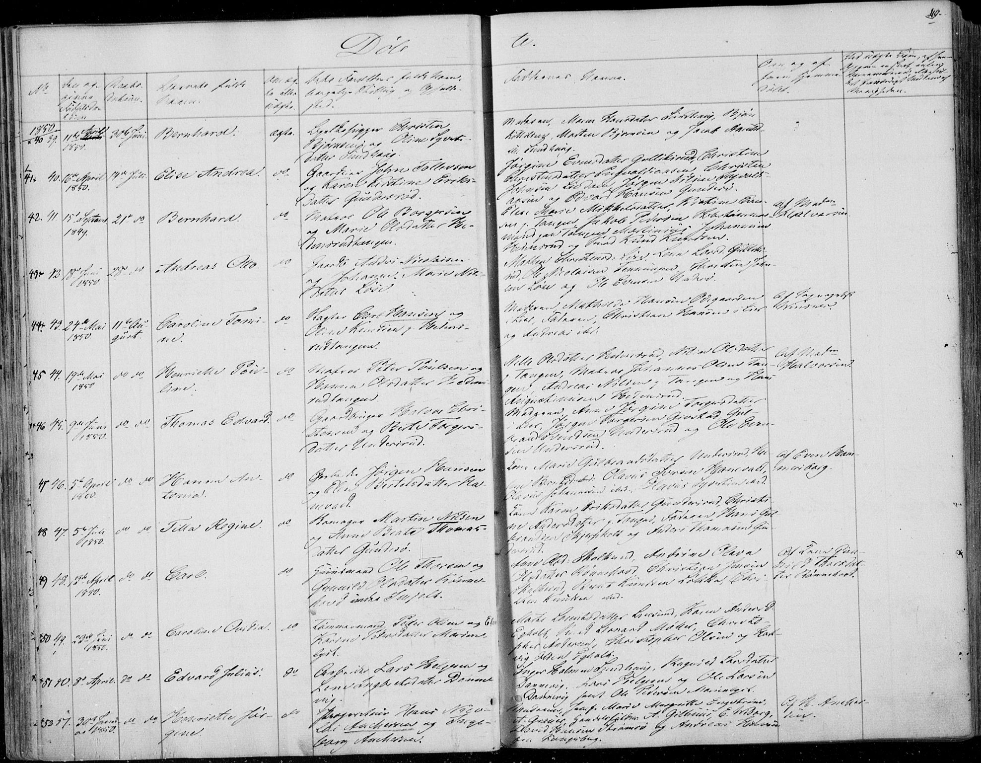 Skoger kirkebøker, SAKO/A-59/F/Fa/L0003: Parish register (official) no. I 3, 1842-1861, p. 49