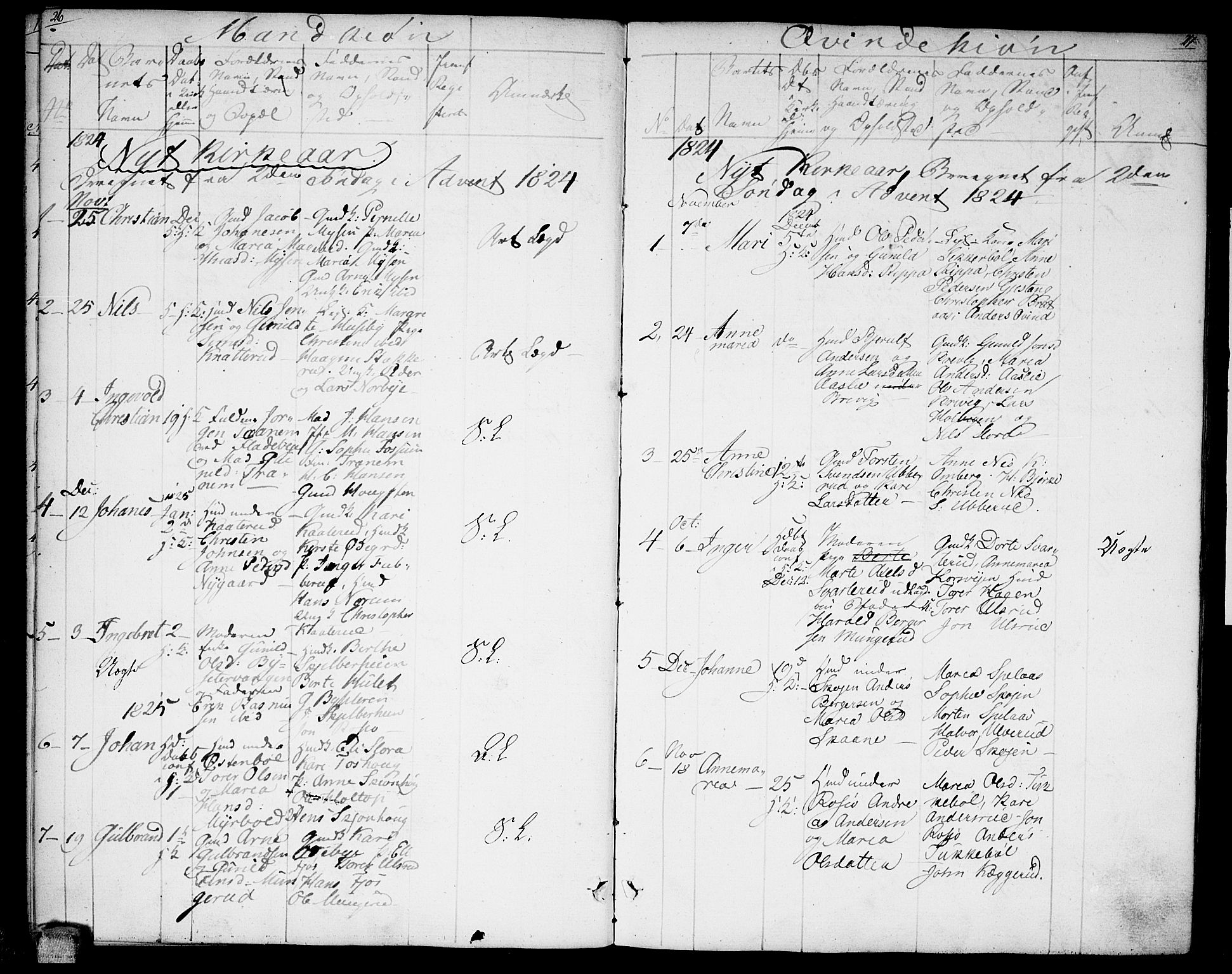 Enebakk prestekontor Kirkebøker, SAO/A-10171c/F/Fa/L0007: Parish register (official) no. I 7, 1823-1832, p. 26-27