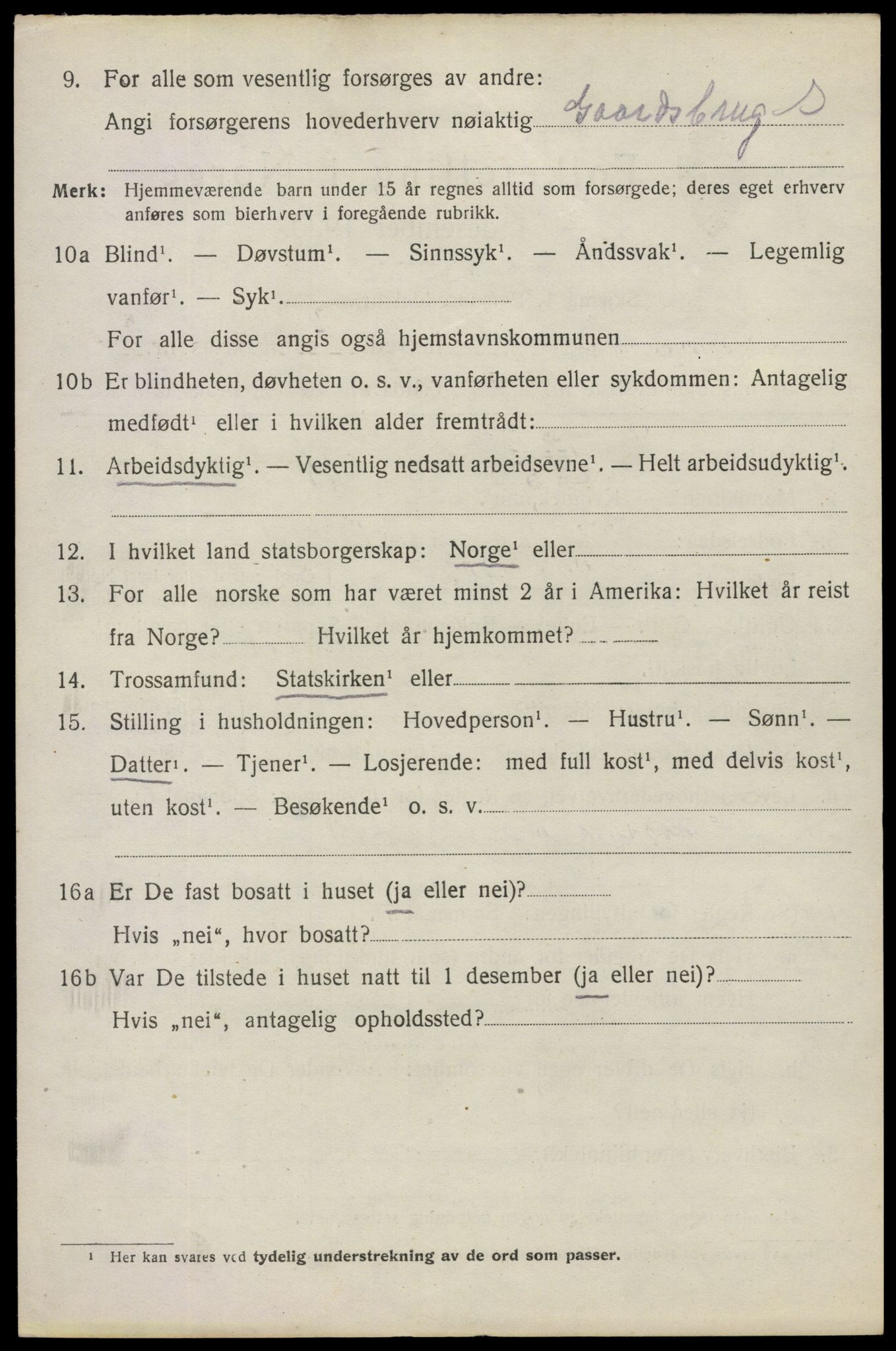 SAO, 1920 census for Skiptvet, 1920, p. 5196