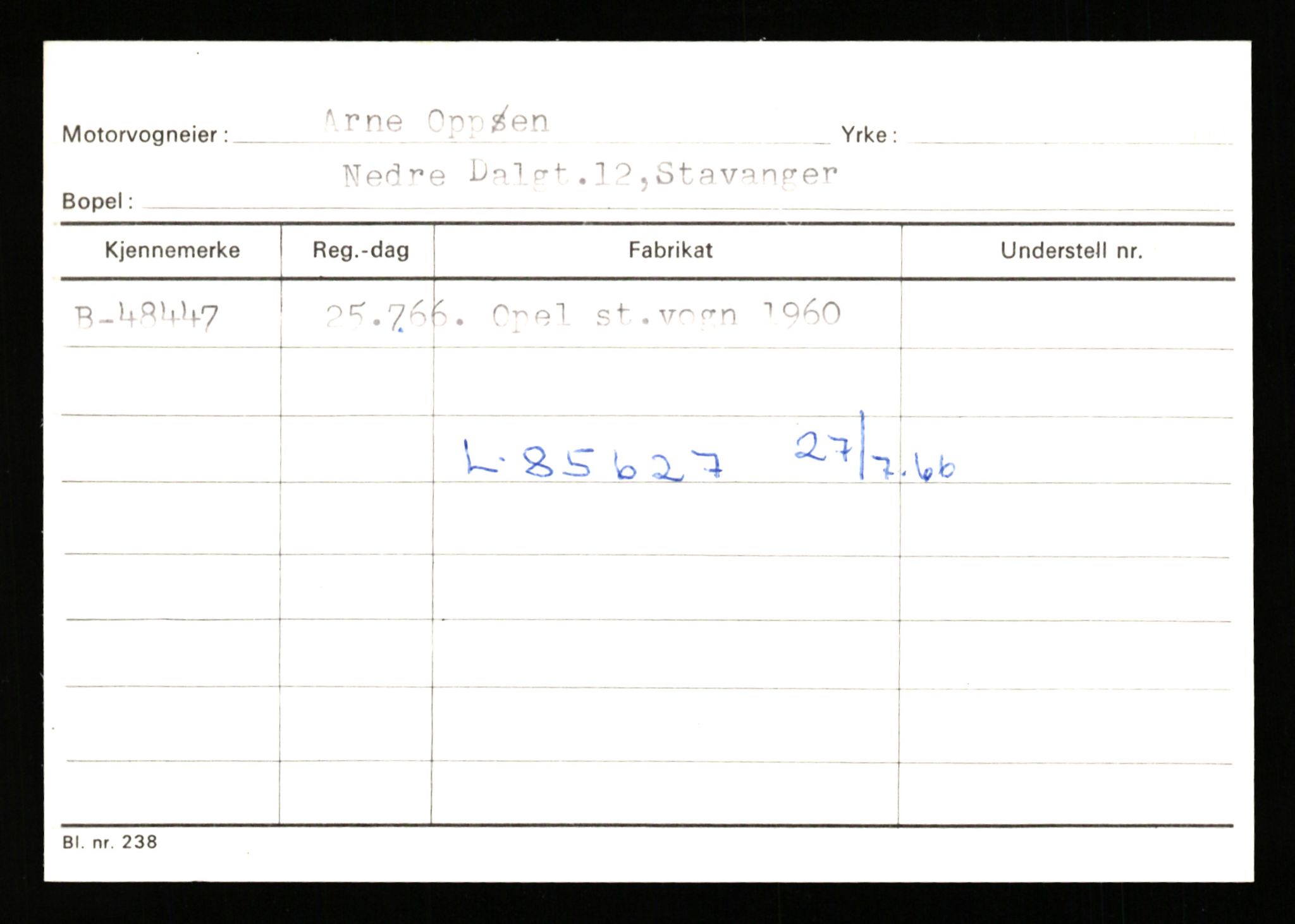 Stavanger trafikkstasjon, SAST/A-101942/0/G/L0006: Registreringsnummer: 34250 - 49007, 1930-1971, p. 3348