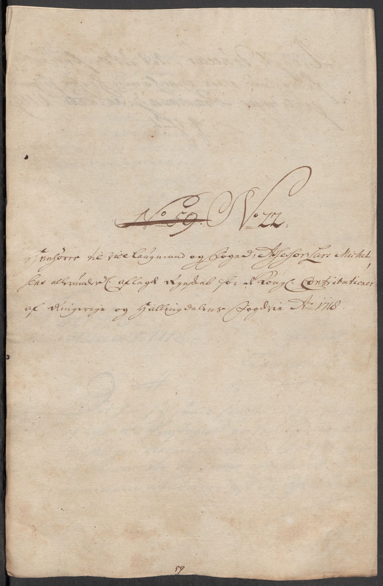 Rentekammeret inntil 1814, Reviderte regnskaper, Fogderegnskap, AV/RA-EA-4092/R23/L1476: Fogderegnskap Ringerike og Hallingdal, 1718, p. 221