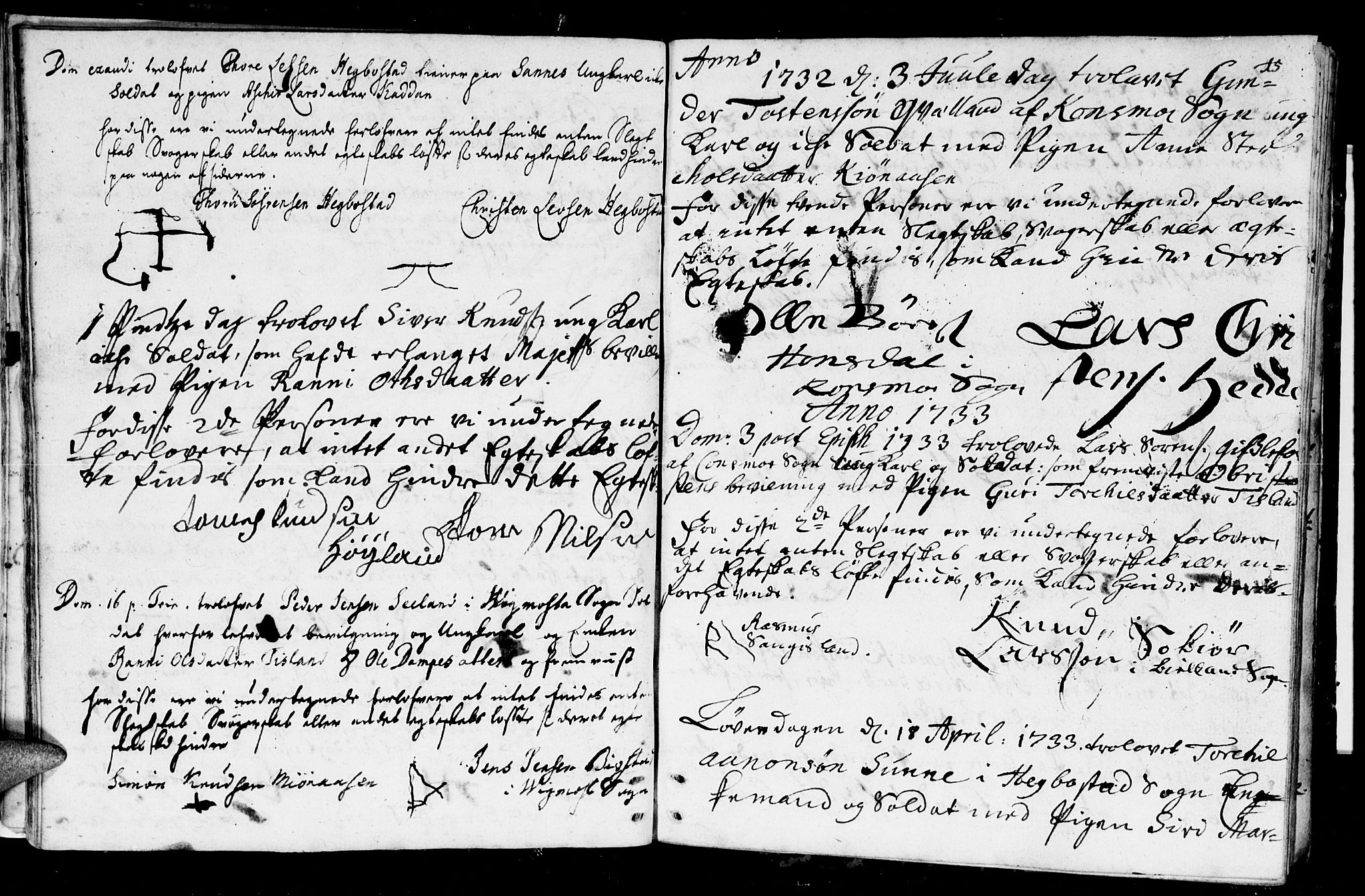 Holum sokneprestkontor, AV/SAK-1111-0022/F/Fa/Fab/L0001: Parish register (official) no. A 1, 1720-1752, p. 15