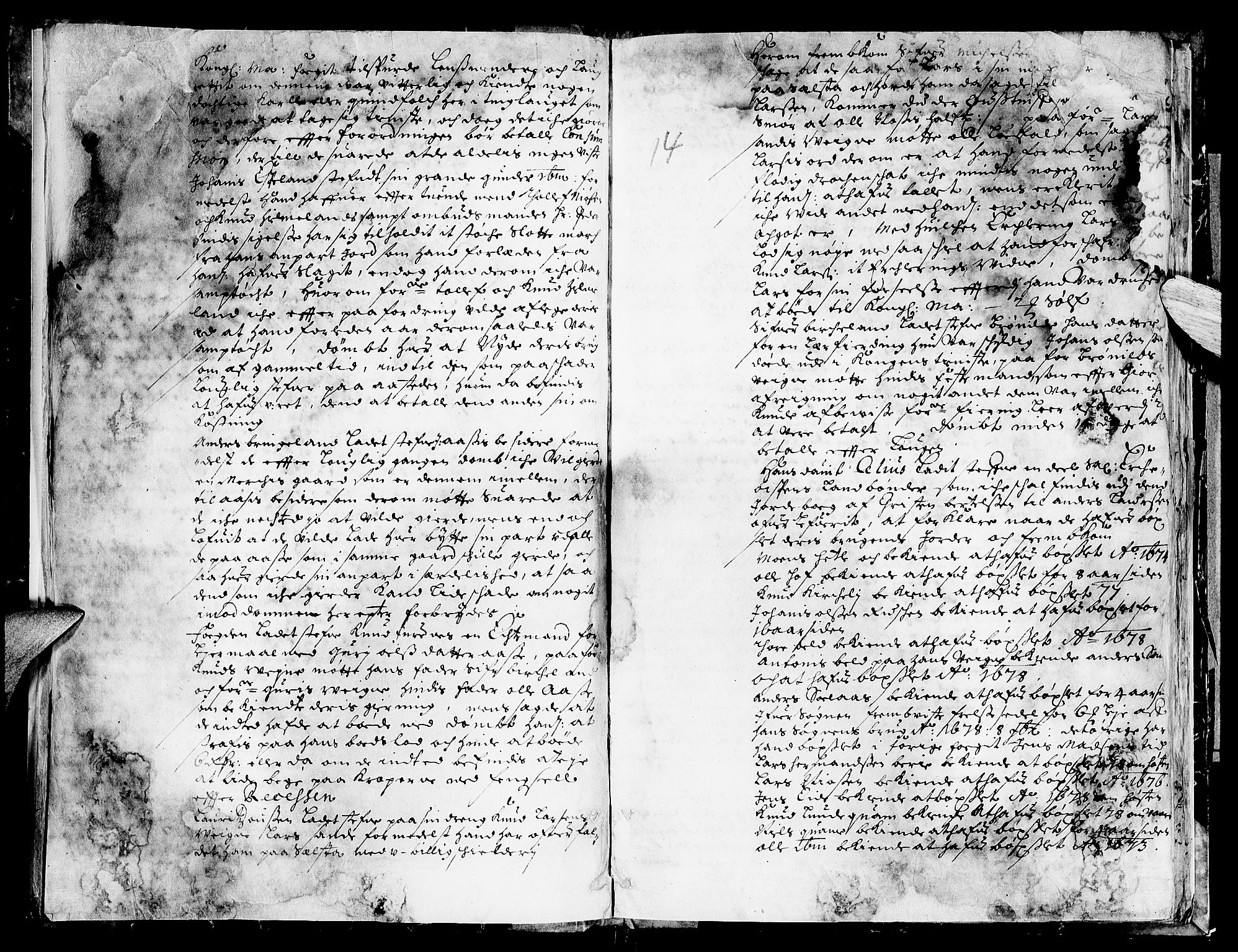 Sunnfjord tingrett, AV/SAB-A-3201/1/F/Fa/Faa/L0003: Tingbok, 1681, p. 13b-14a