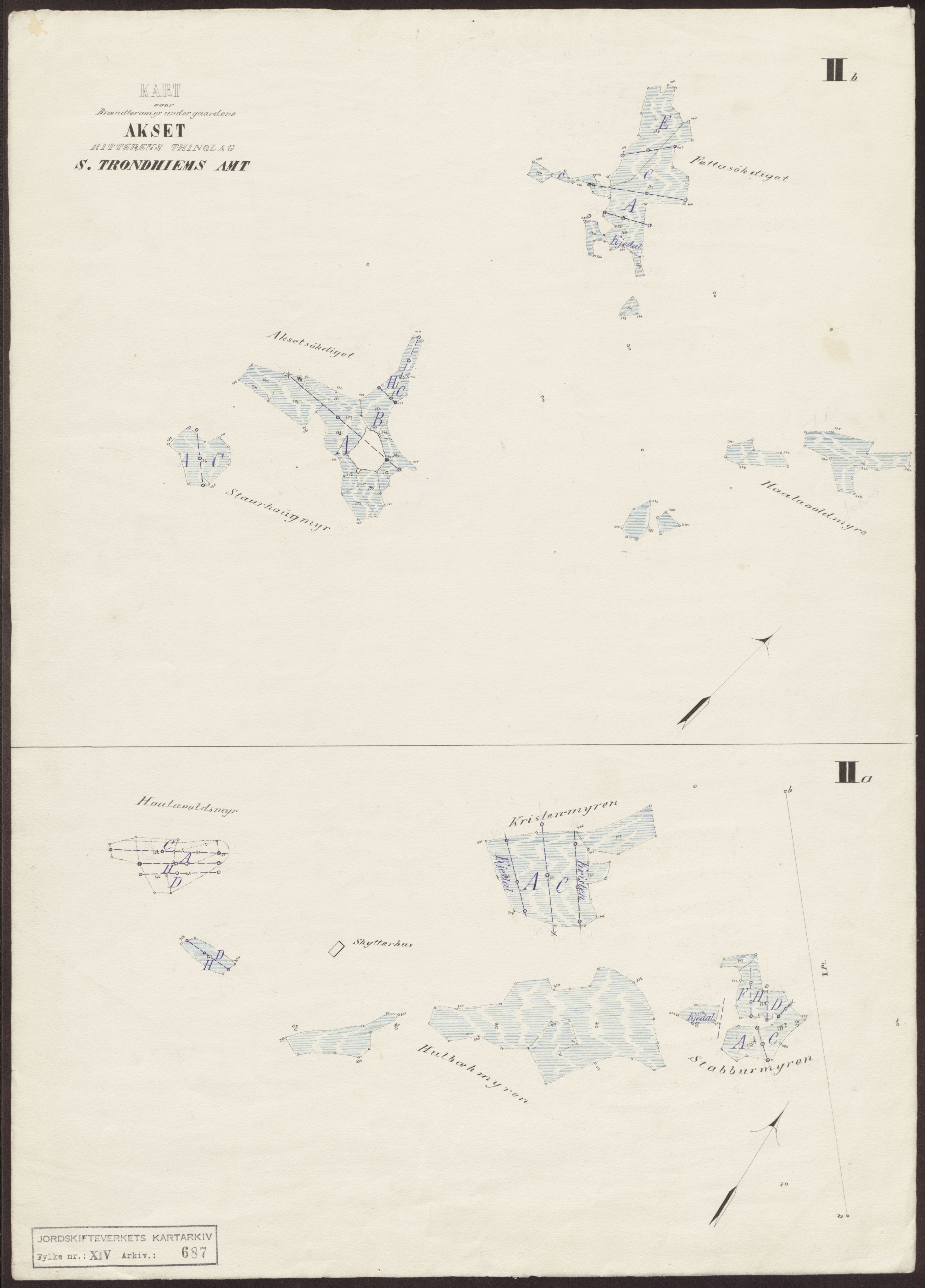 Jordskifteverkets kartarkiv, RA/S-3929/T, 1859-1988, p. 1000