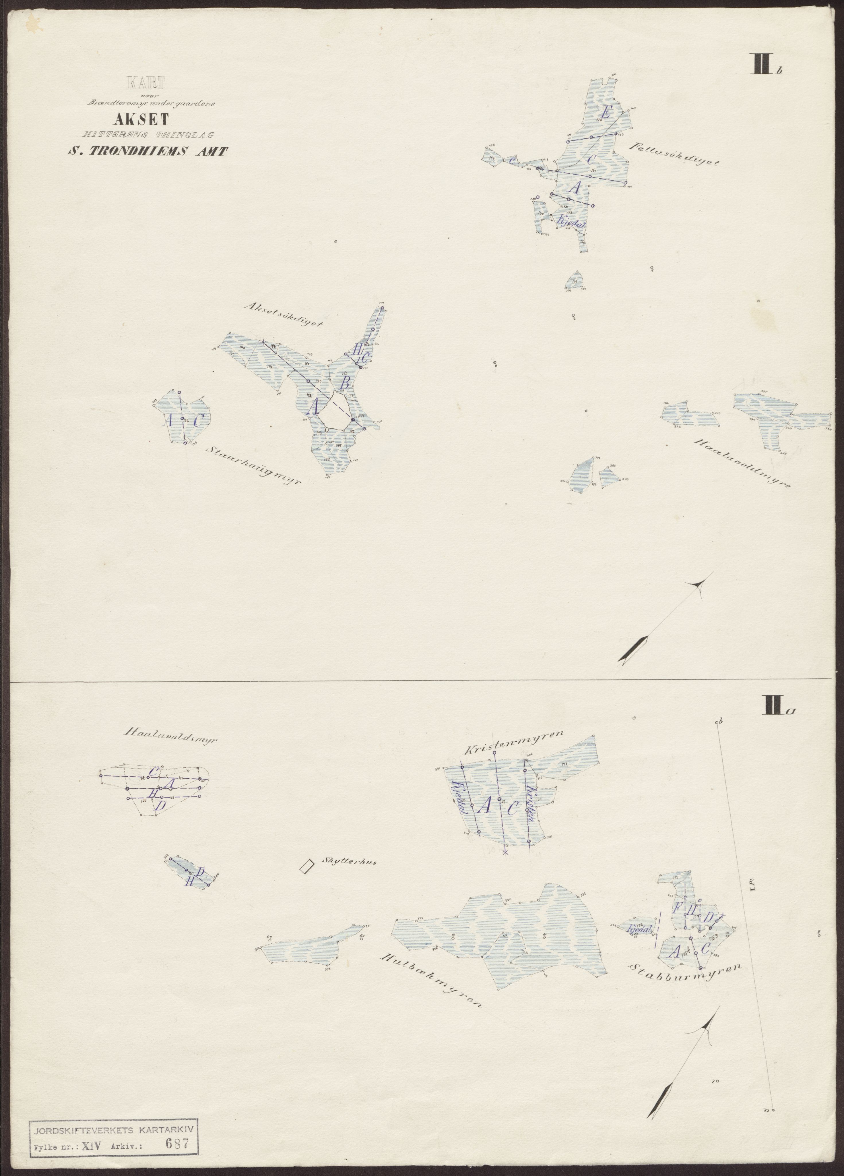 Jordskifteverkets kartarkiv, AV/RA-S-3929/T, 1859-1988, p. 1000