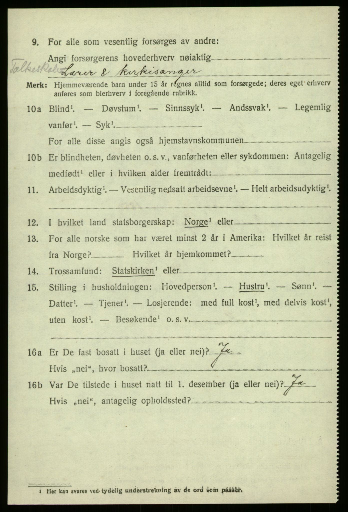 SAB, 1920 census for Fjaler, 1920, p. 8596