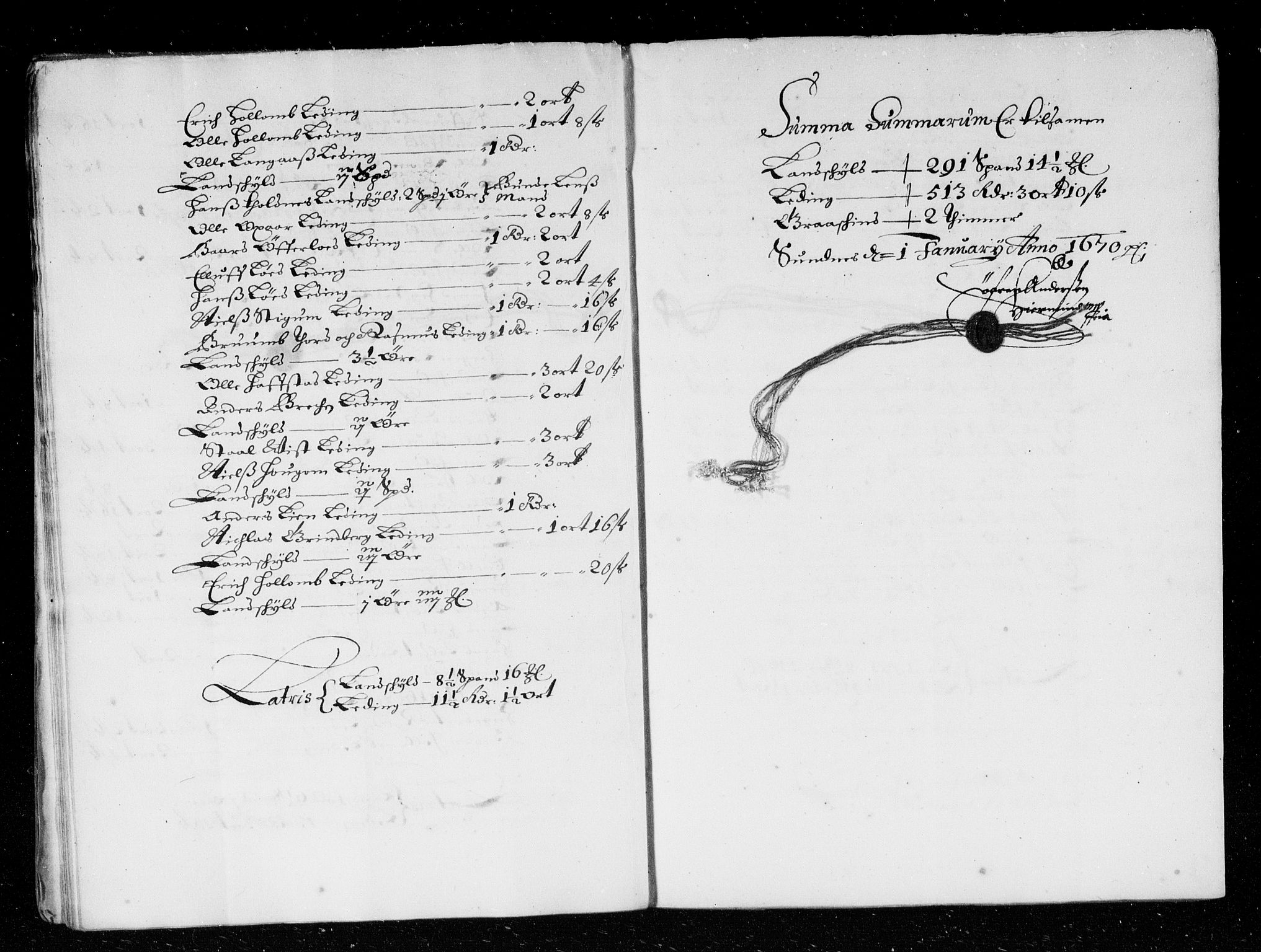 Rentekammeret inntil 1814, Reviderte regnskaper, Stiftamtstueregnskaper, Trondheim stiftamt og Nordland amt, AV/RA-EA-6044/R/Rd/L0026: Trondheim stiftamt, 1669