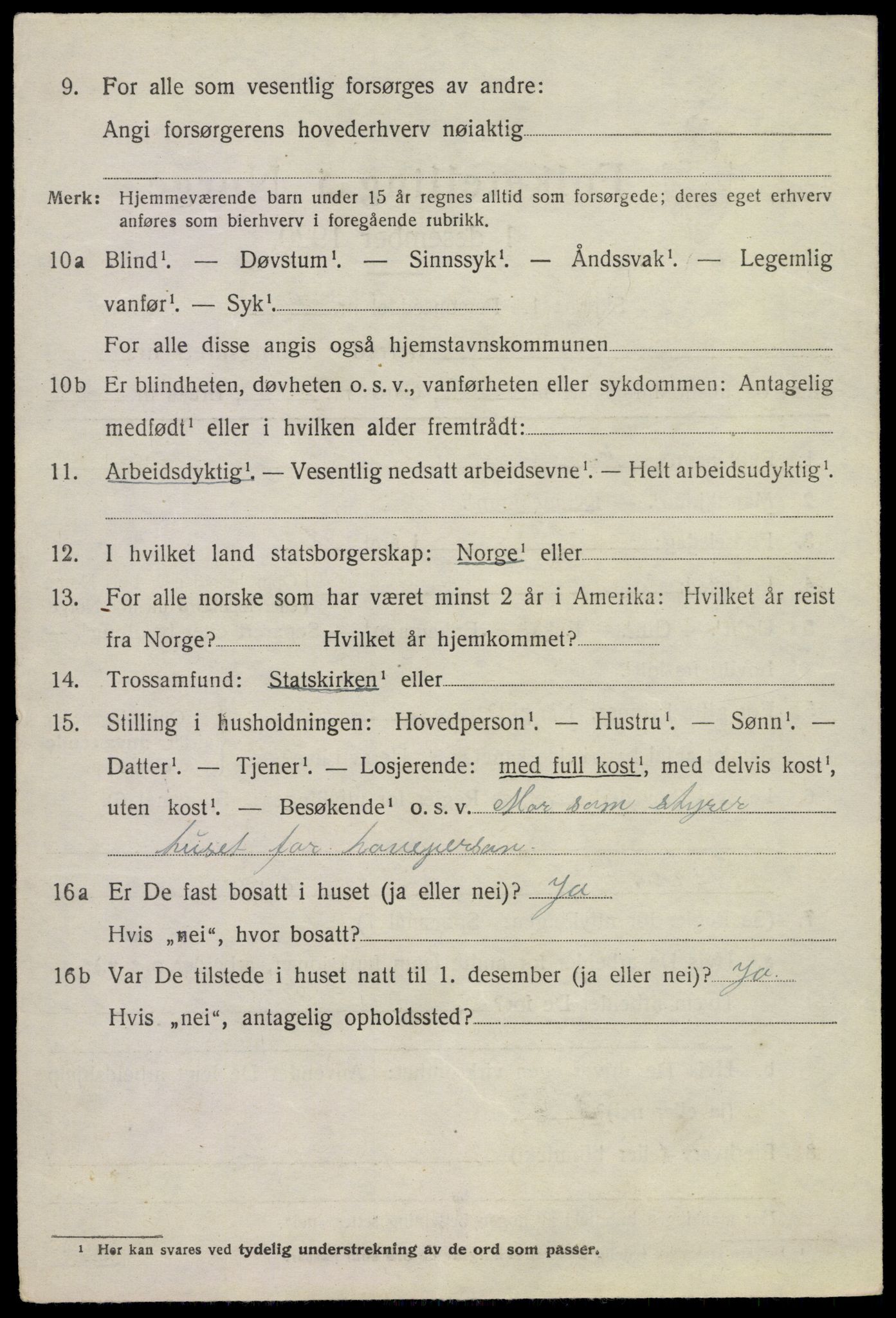 SAKO, 1920 census for Bø (Telemark), 1920, p. 6525