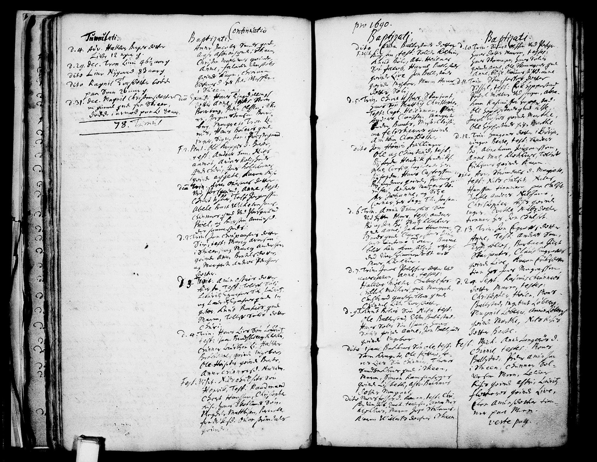 Gjerpen kirkebøker, AV/SAKO-A-265/F/Fa/L0001: Parish register (official) no. I 1, 1681-1746