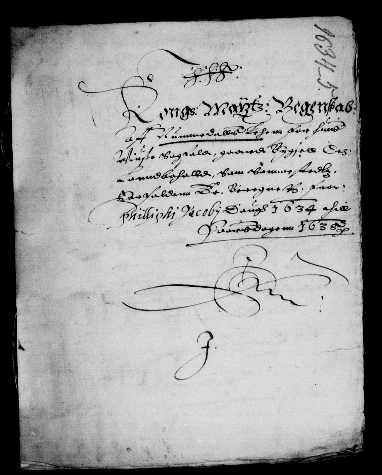 Rentekammeret inntil 1814, Reviderte regnskaper, Lensregnskaper, AV/RA-EA-5023/R/Rb/Rbw/L0054: Trondheim len, 1634-1635