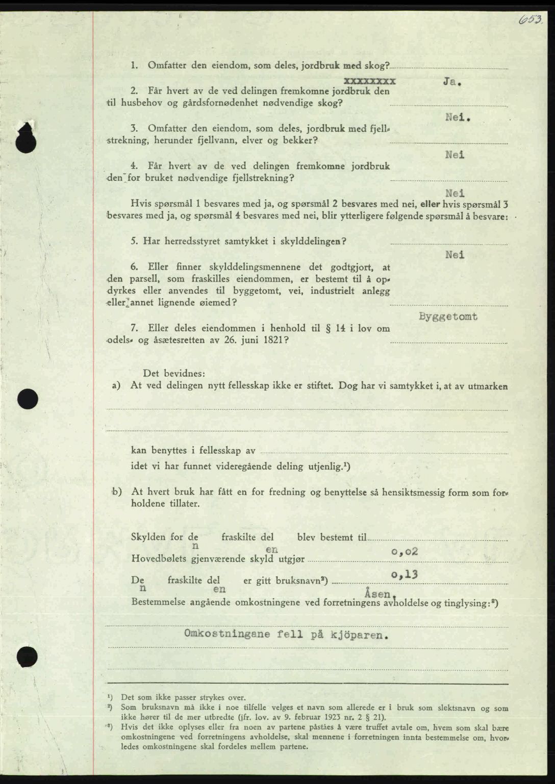 Nordmøre sorenskriveri, AV/SAT-A-4132/1/2/2Ca: Mortgage book no. A109, 1948-1948, Diary no: : 2984/1948